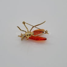 Lade das Bild in den Galerie-Viewer, SWAROVSKI Crystal Paradise Insekten Biene Amaya Brosche Klein, Vergoldet 250491
