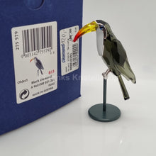 Lade das Bild in den Galerie-Viewer, SWAROVSKI Paradise Bird Tropischer Vogel Belyaka Black Diamond 275579
