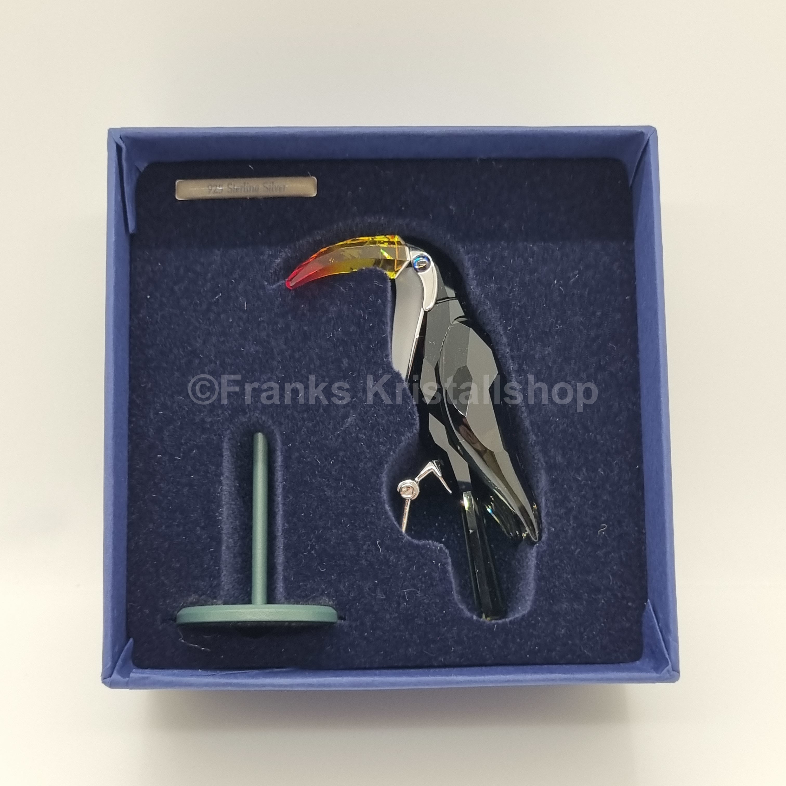 SWAROVSKI Paradise Bird Tropischer Vogel Belyaka Black Diamond 275579