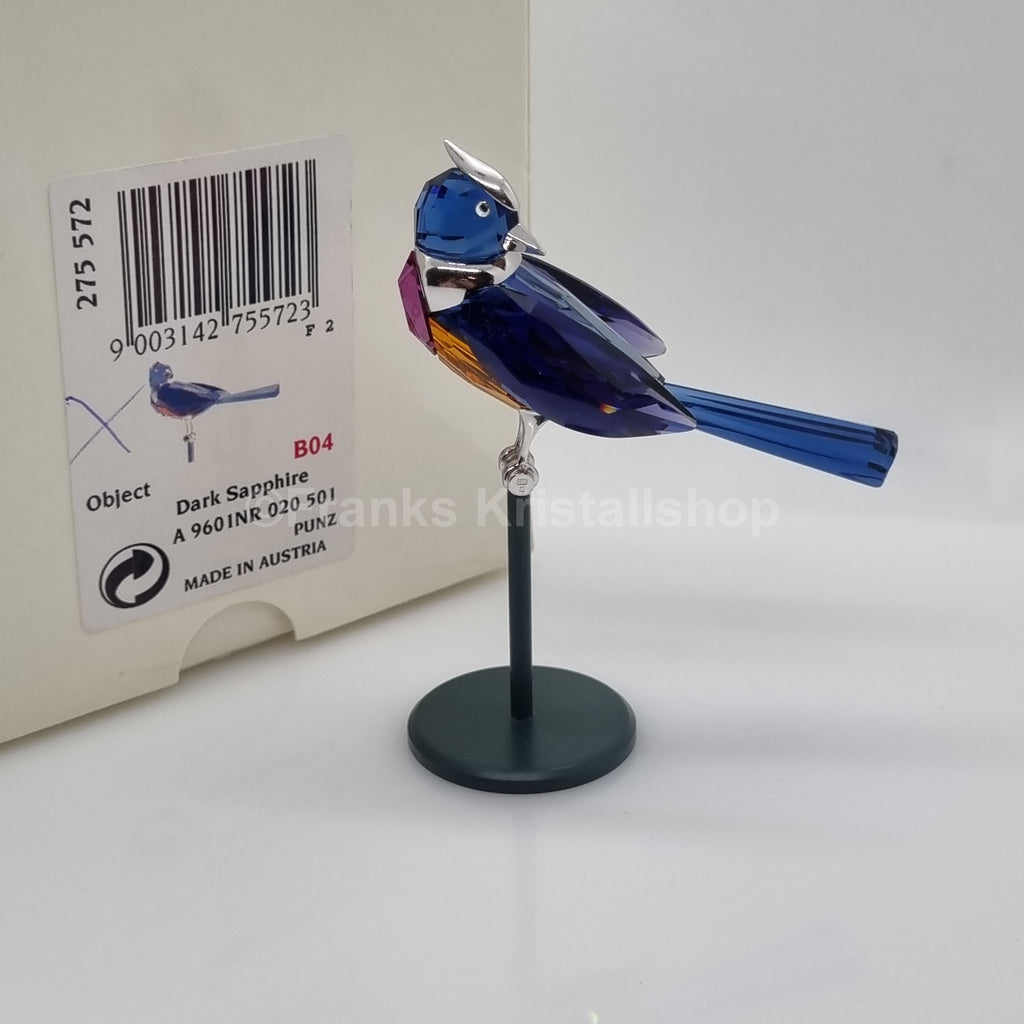 SWAROVSKI Paradise Bird Tropischer Vogel Benua Dark Sapphire 275572
