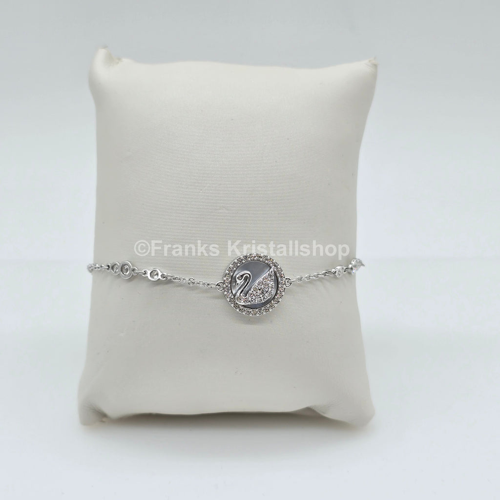 SWAROVSKI Pearly Swan Armband Schwan Anhänger Weiß, Rhodiniert 5271884 oU