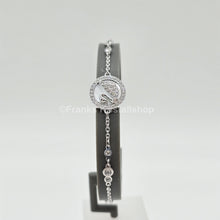 Lade das Bild in den Galerie-Viewer, SWAROVSKI Pearly Swan Armband Schwan Anhänger Weiß, Rhodiniert 5271884 oU
