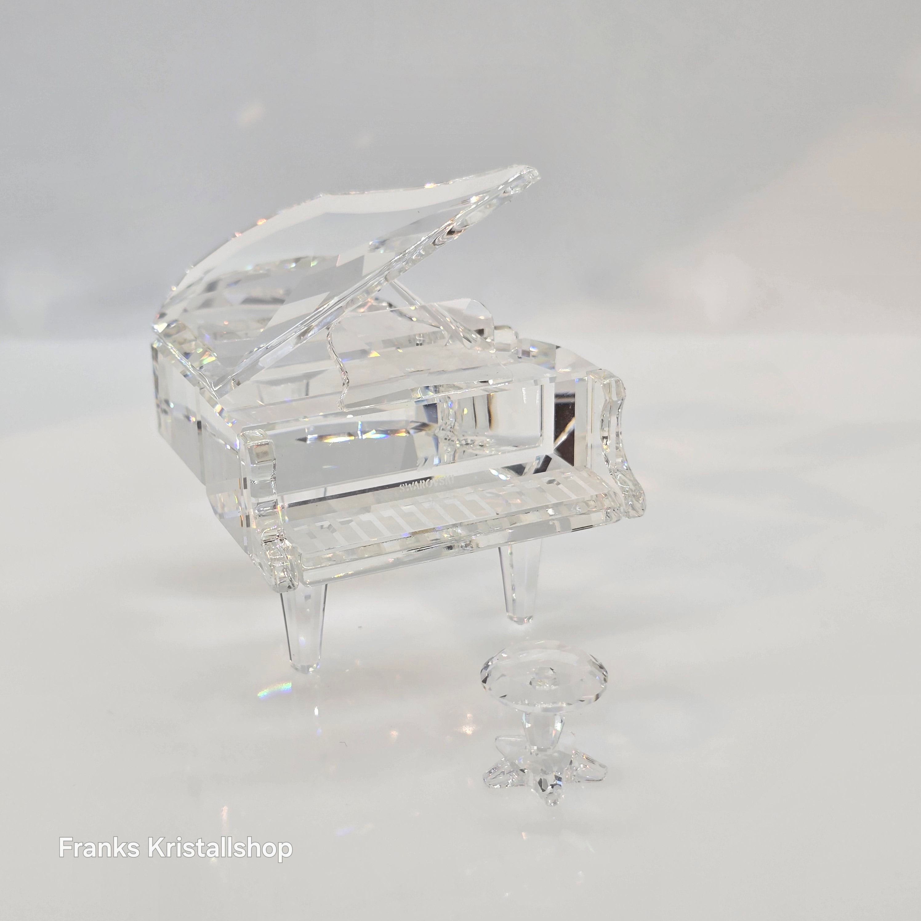 SWAROVSKI Piano Klavier mit Hocker 174506
