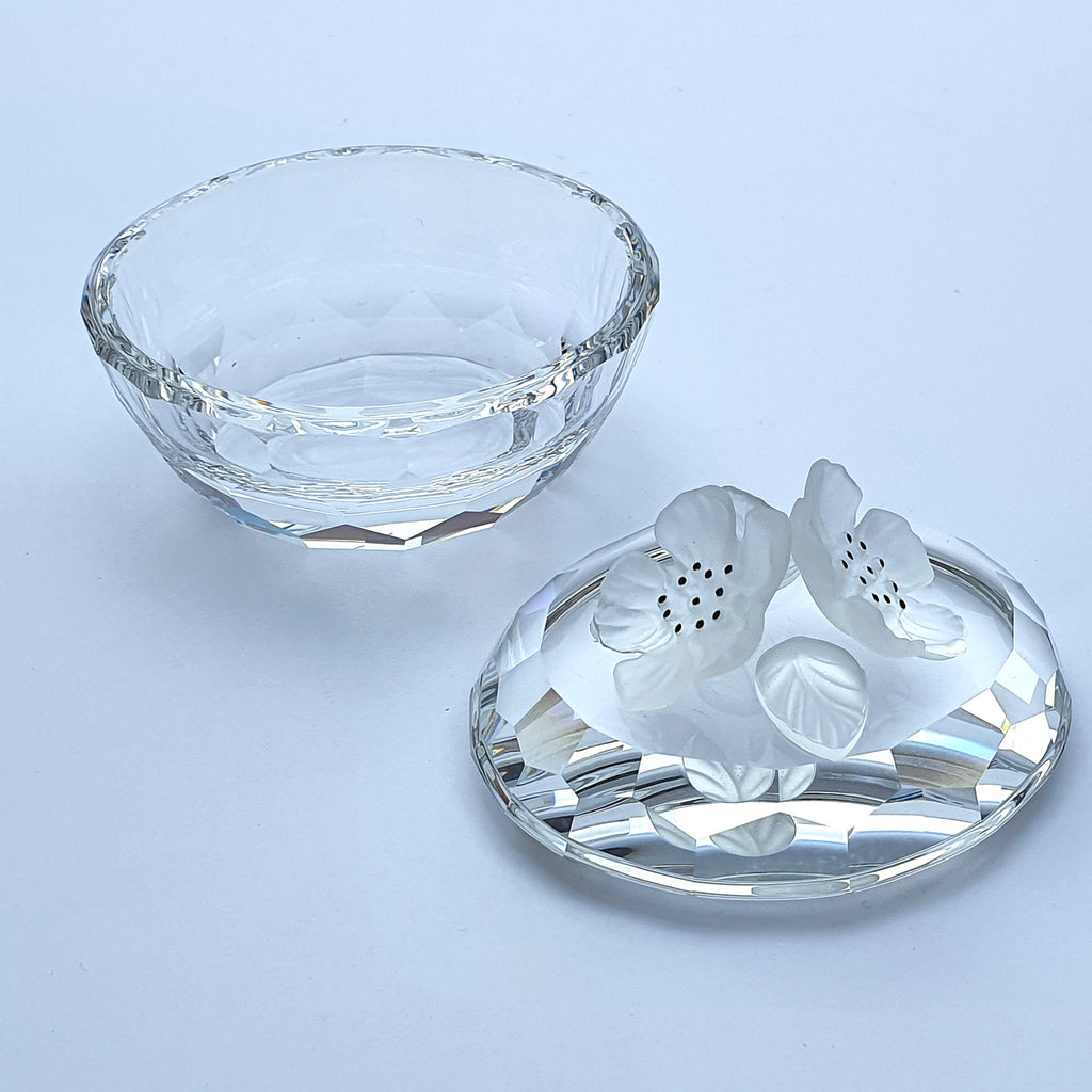 SWAROVSKI Pillendose Oval Blüten 010105