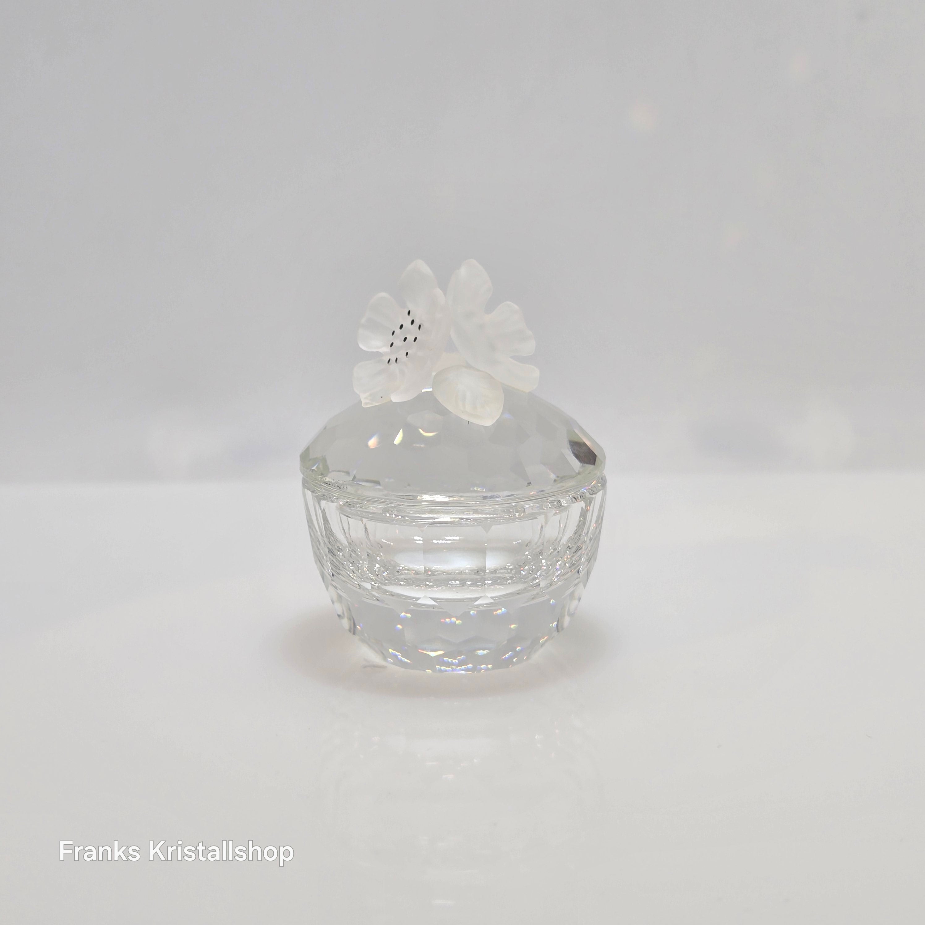 SWAROVSKI Pillendose Rund Blüten 010068