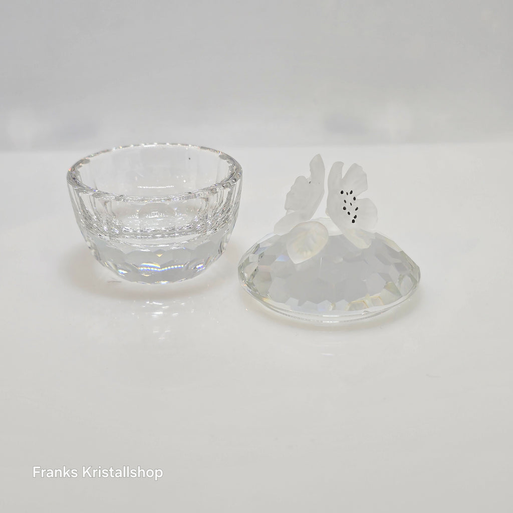 SWAROVSKI Pillendose Rund Blüten 010068
