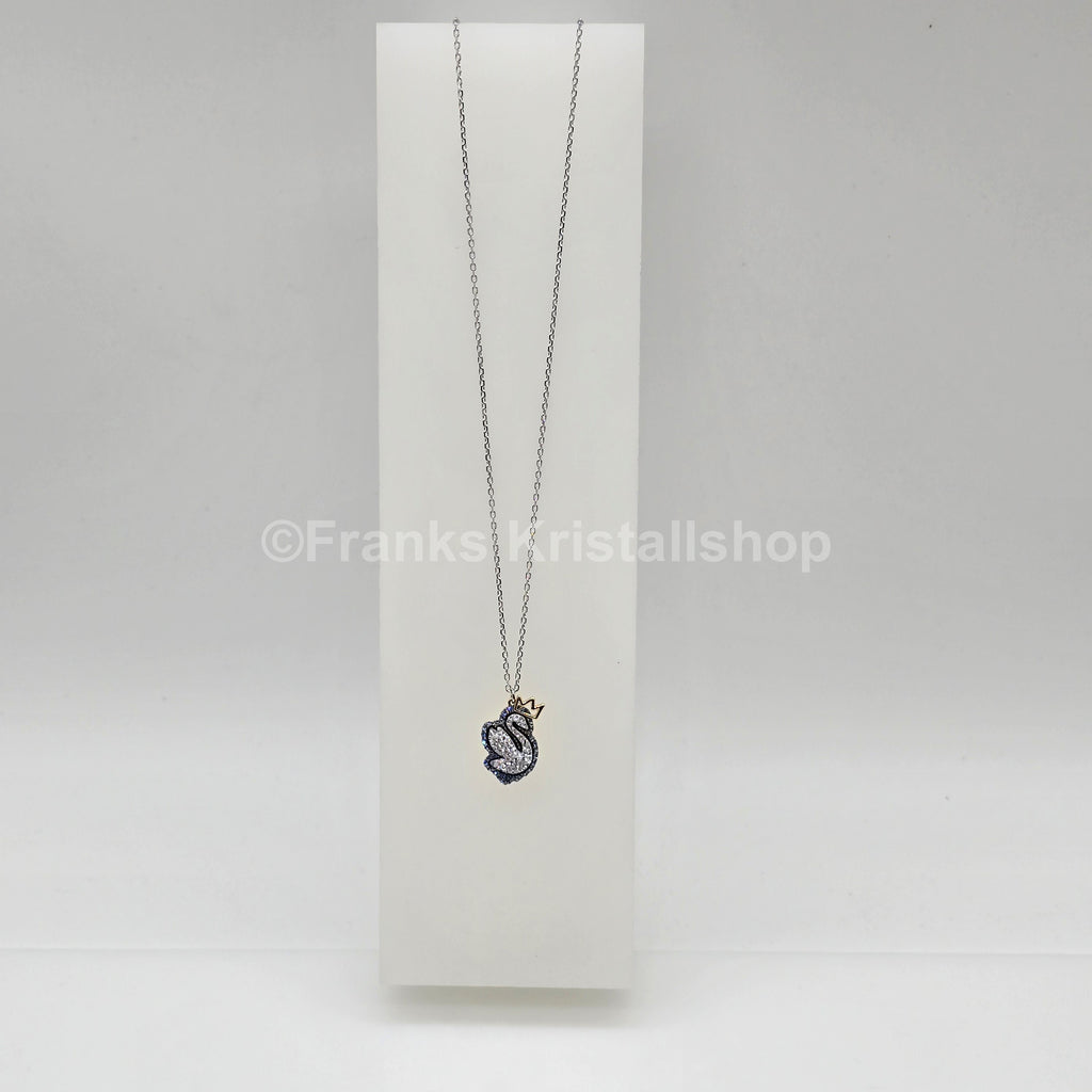 SWAROVSKI Pop Swan Halskette Schwan, Blau, Rhodiniert 5649199