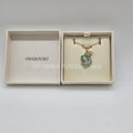 SWAROVSKI Pop Swan Halskette Schwan, Grün, Goldlegierungsschicht 5649198
