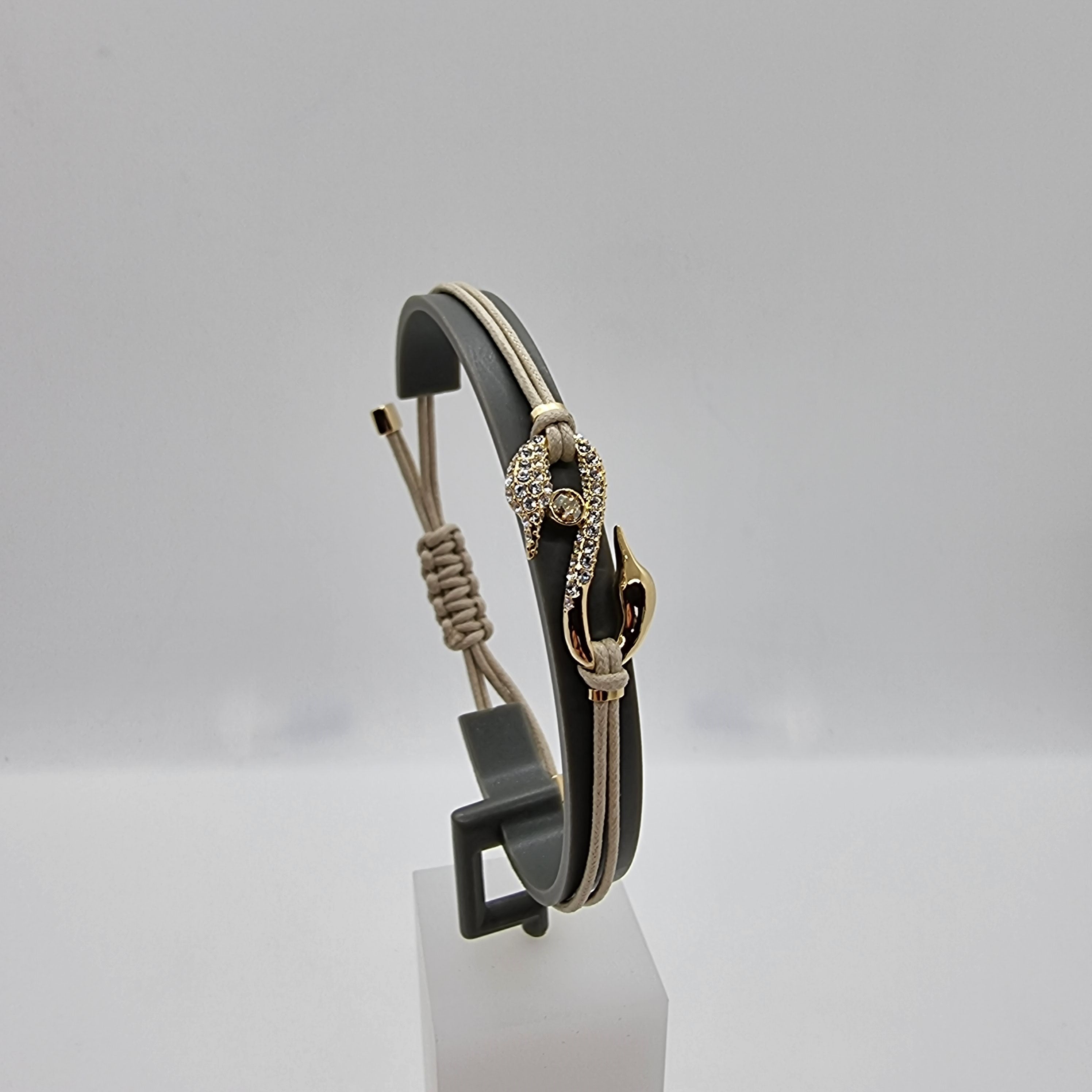 SWAROVSKI Power S-Hook Armband Gold Größe M 5508527