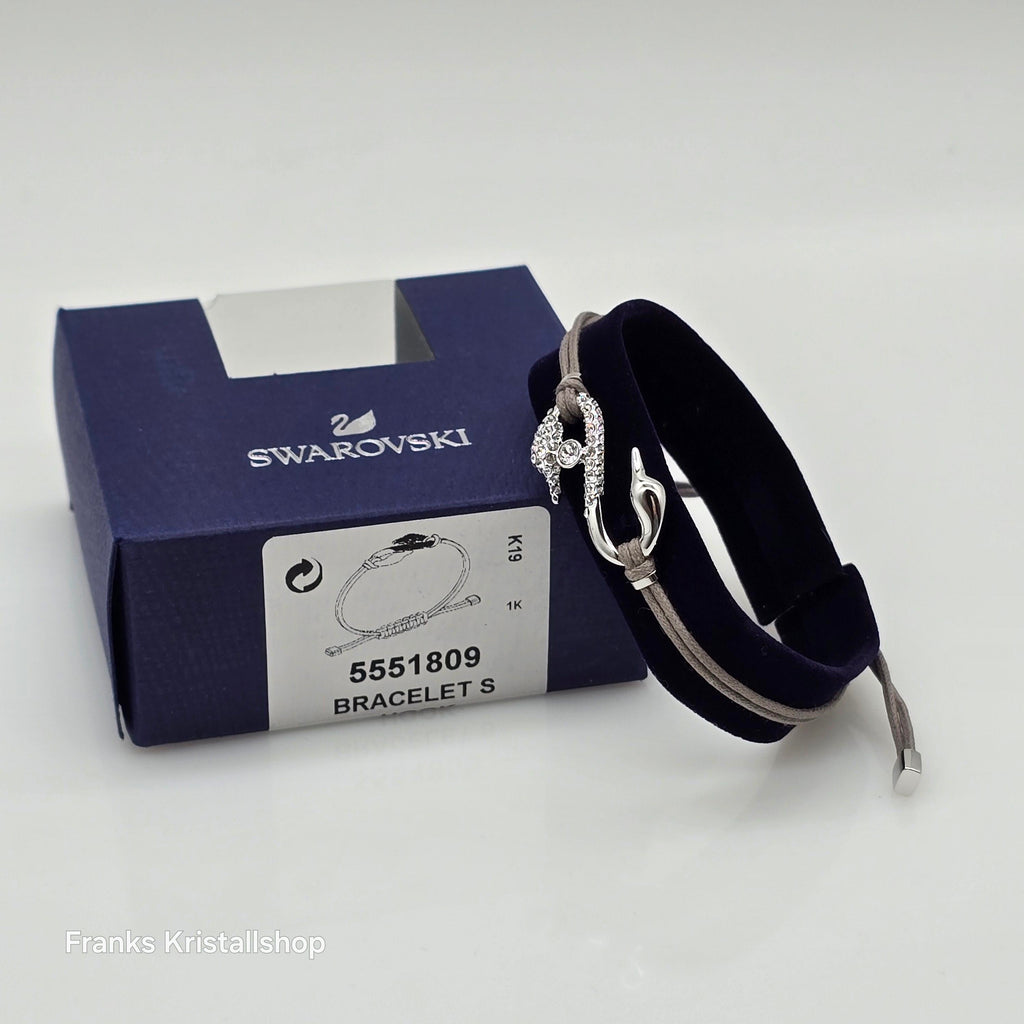 SWAROVSKI Power S-Hook Armband Grau Größe S 5551809
