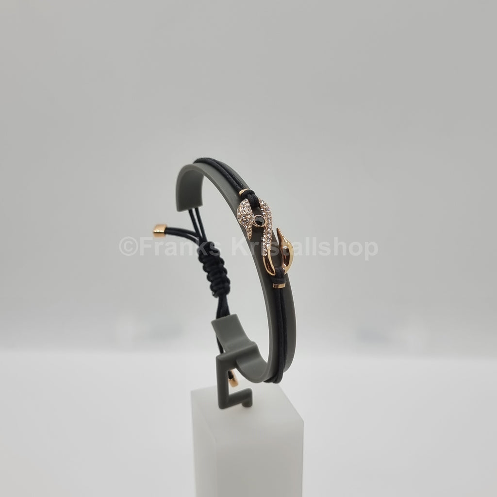 SWAROVSKI Power S-Hook Armband Schwarz Größe M 5494383