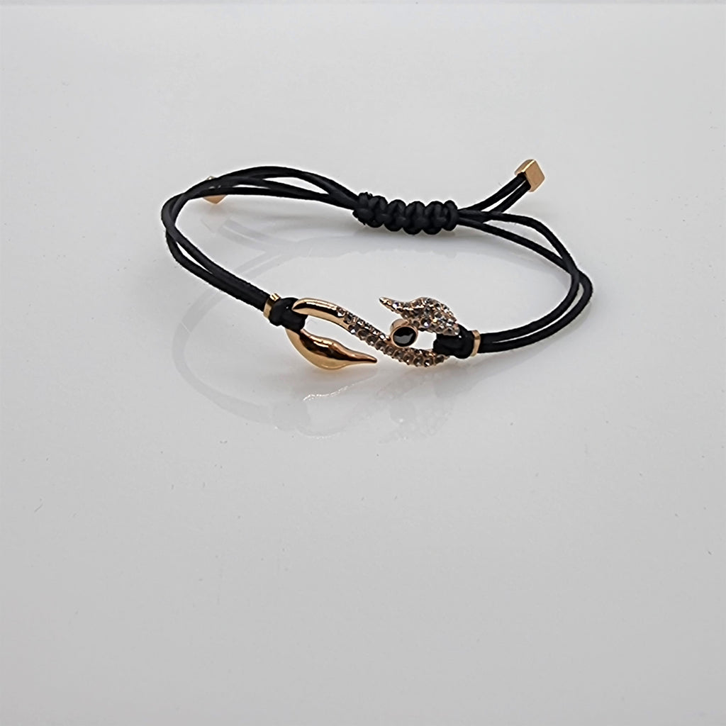 SWAROVSKI Power S-Hook Armband Schwarz Größe S 5533508