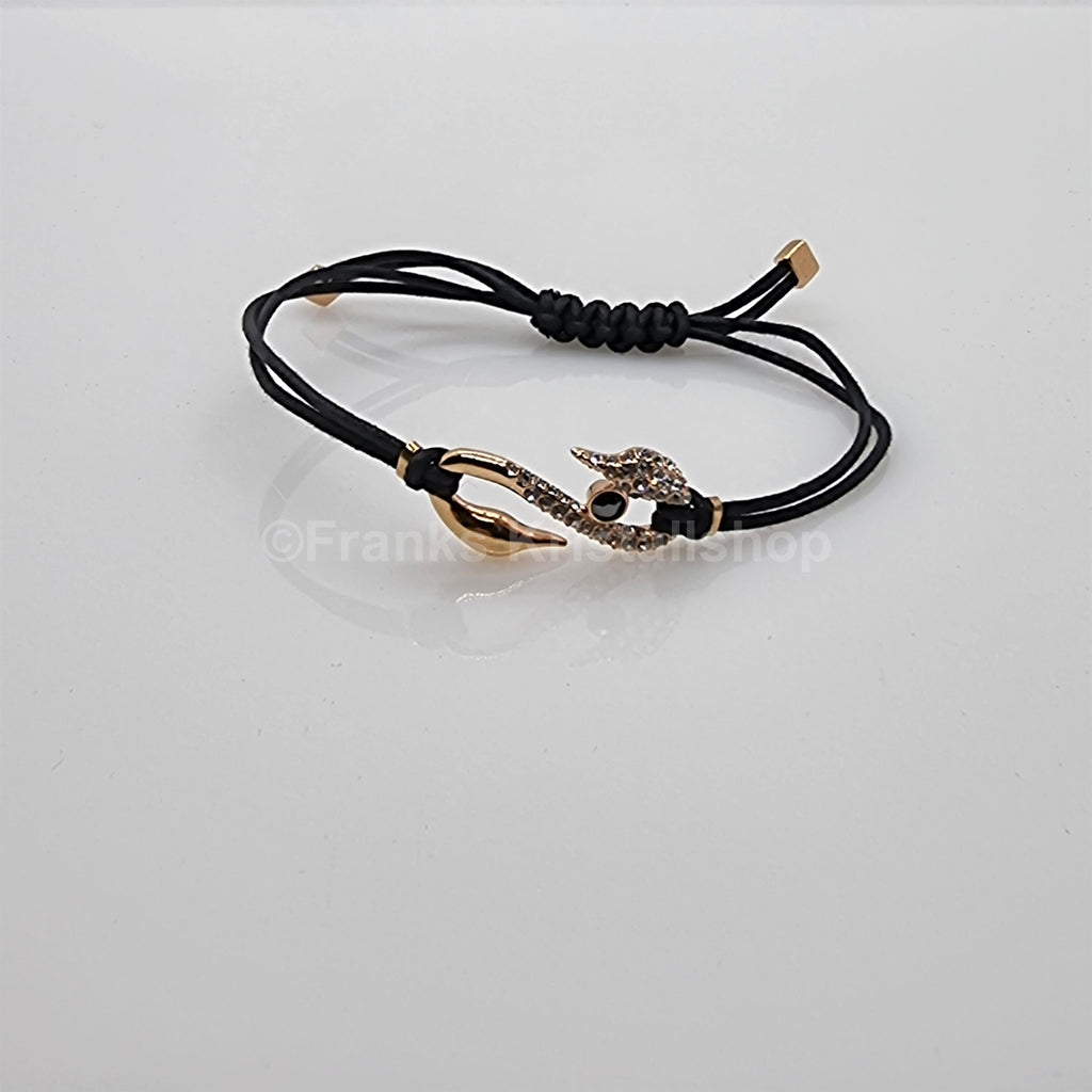 SWAROVSKI Power S-Hook Armband Schwarz Größe M 5494383