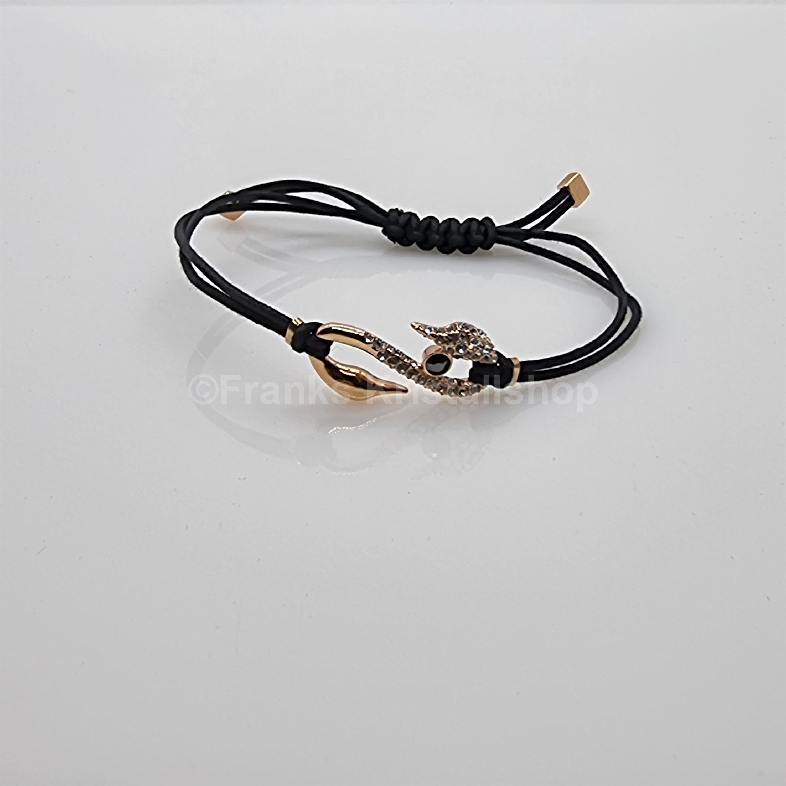 SWAROVSKI Power S-Hook Armband Schwarz Größe M 5494383