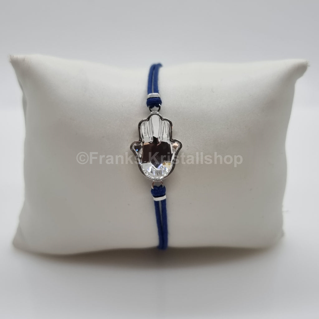 SWAROVSKI Armband Blau Hamsa Hand Gr. M 5523154
