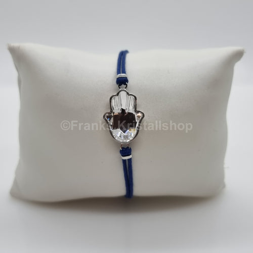 SWAROVSKI Armband Blau Hamsa Hand Gr. M 5523154