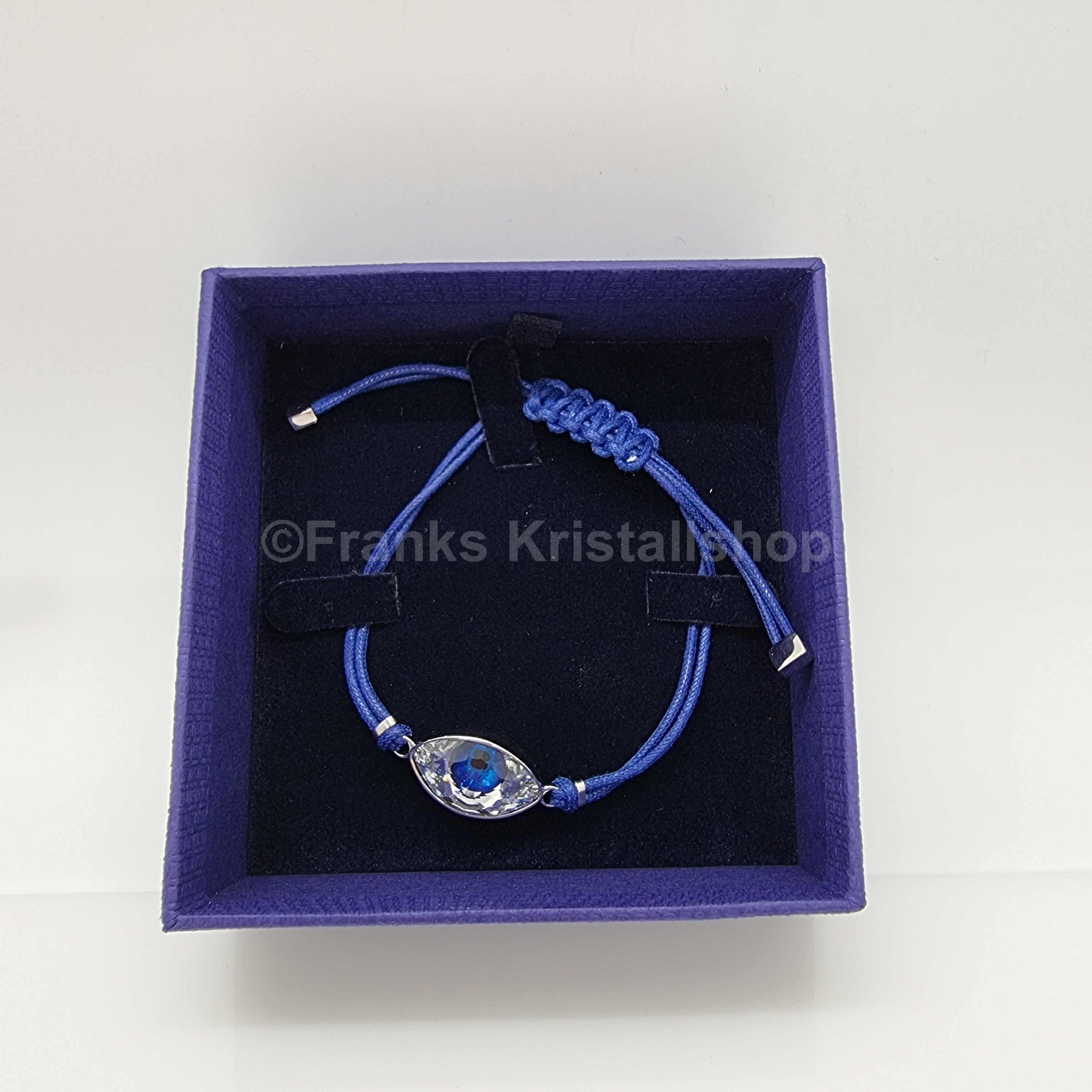 SWAROVSKI Power Evil Eye Armband Auge Blau Größe M 5506865 oU