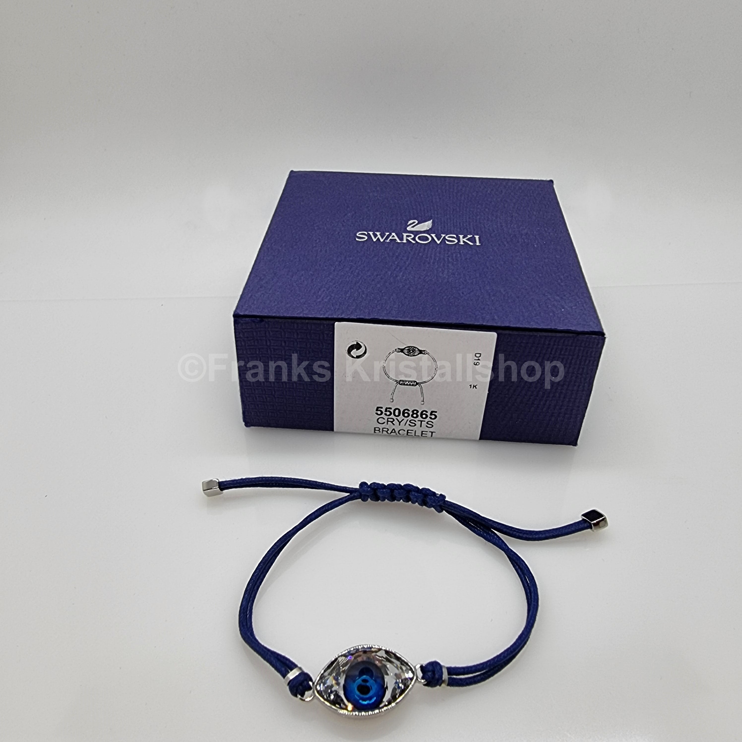 SWAROVSKI Power Evil Eye Armband Auge Blau Größe M 5506865 oU