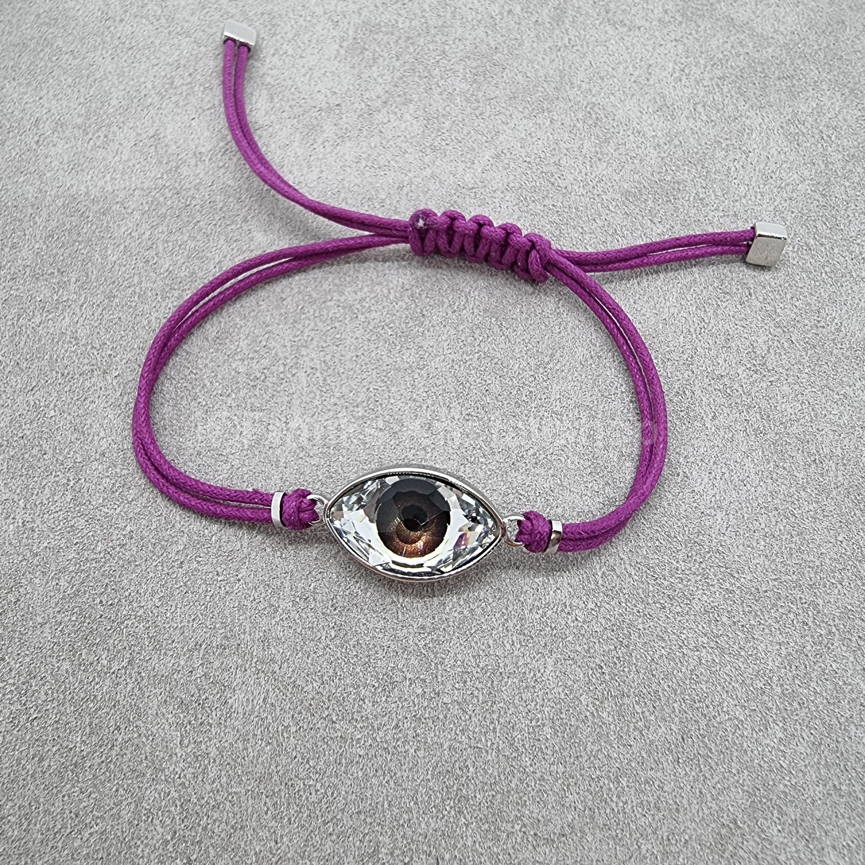 SWAROVSKI Power Evil Eye Armband Auge Lila Größe M 5508534