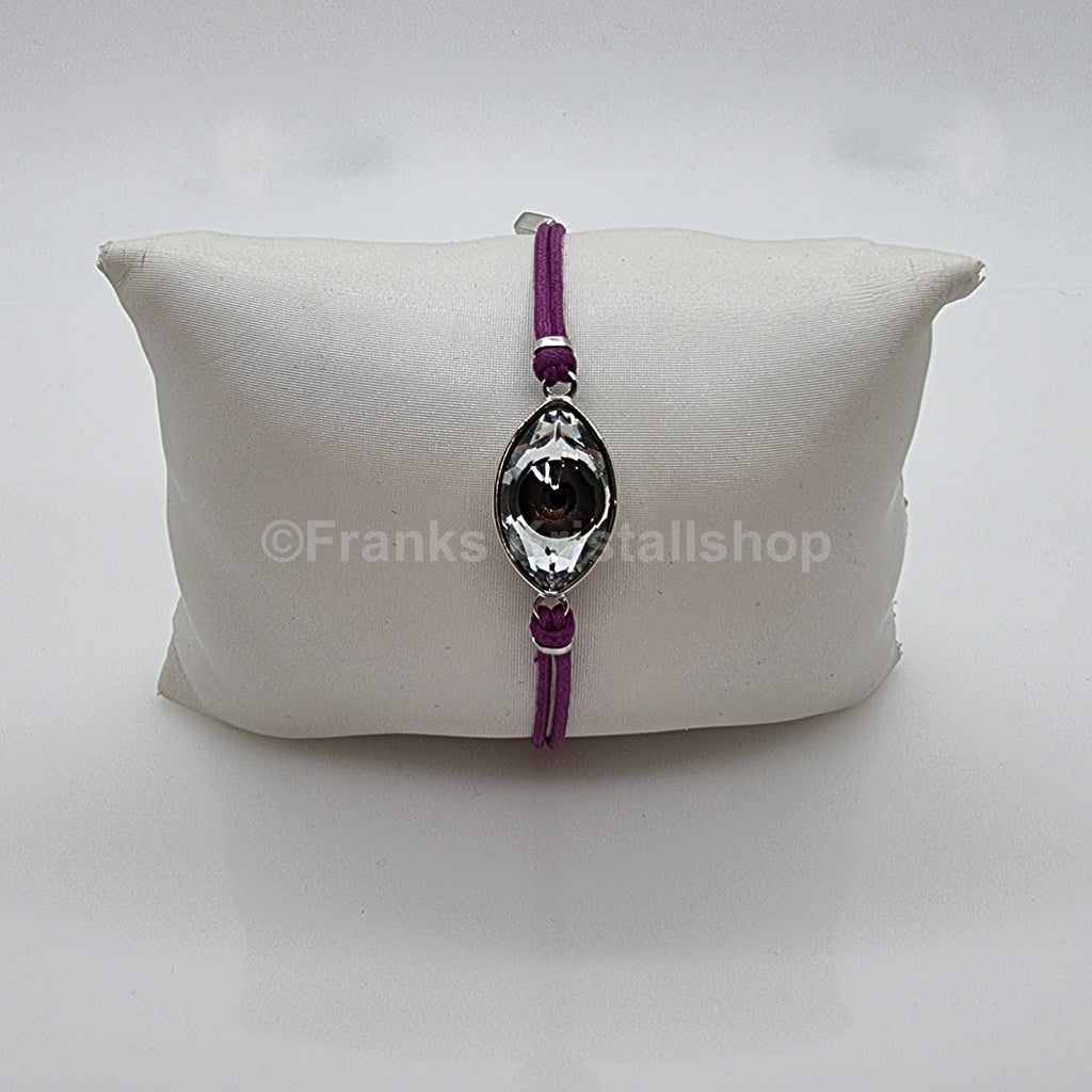 SWAROVSKI Power Evil Eye Armband Auge Lila Größe M 5508534