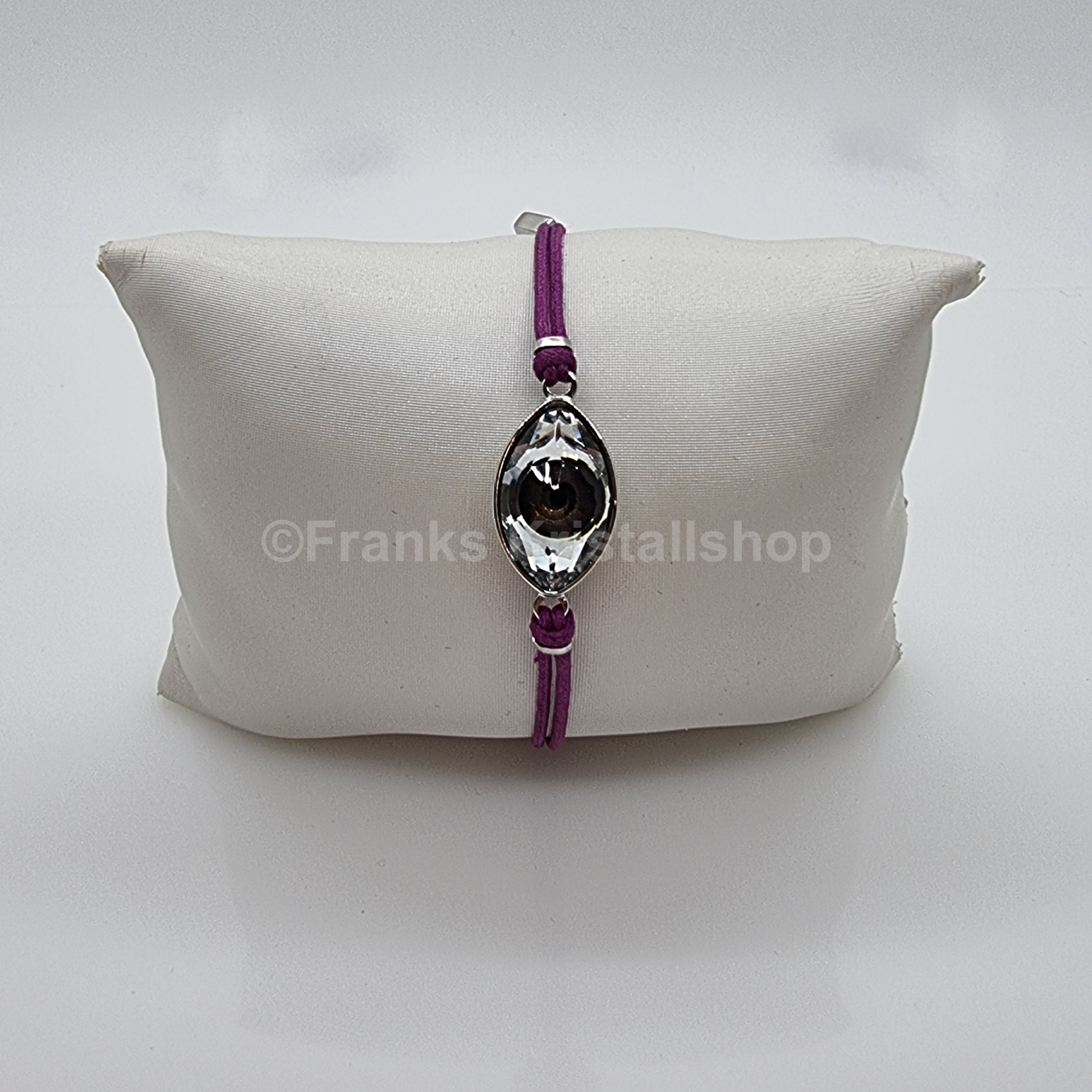 SWAROVSKI Power Evil Eye Armband Auge Lila Größe M 5508534