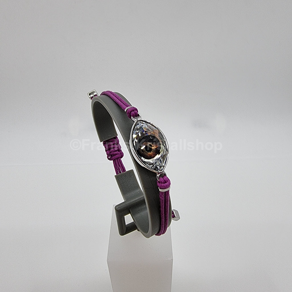 SWAROVSKI Power Evil Eye Armband Auge Lila Größe M 5508534