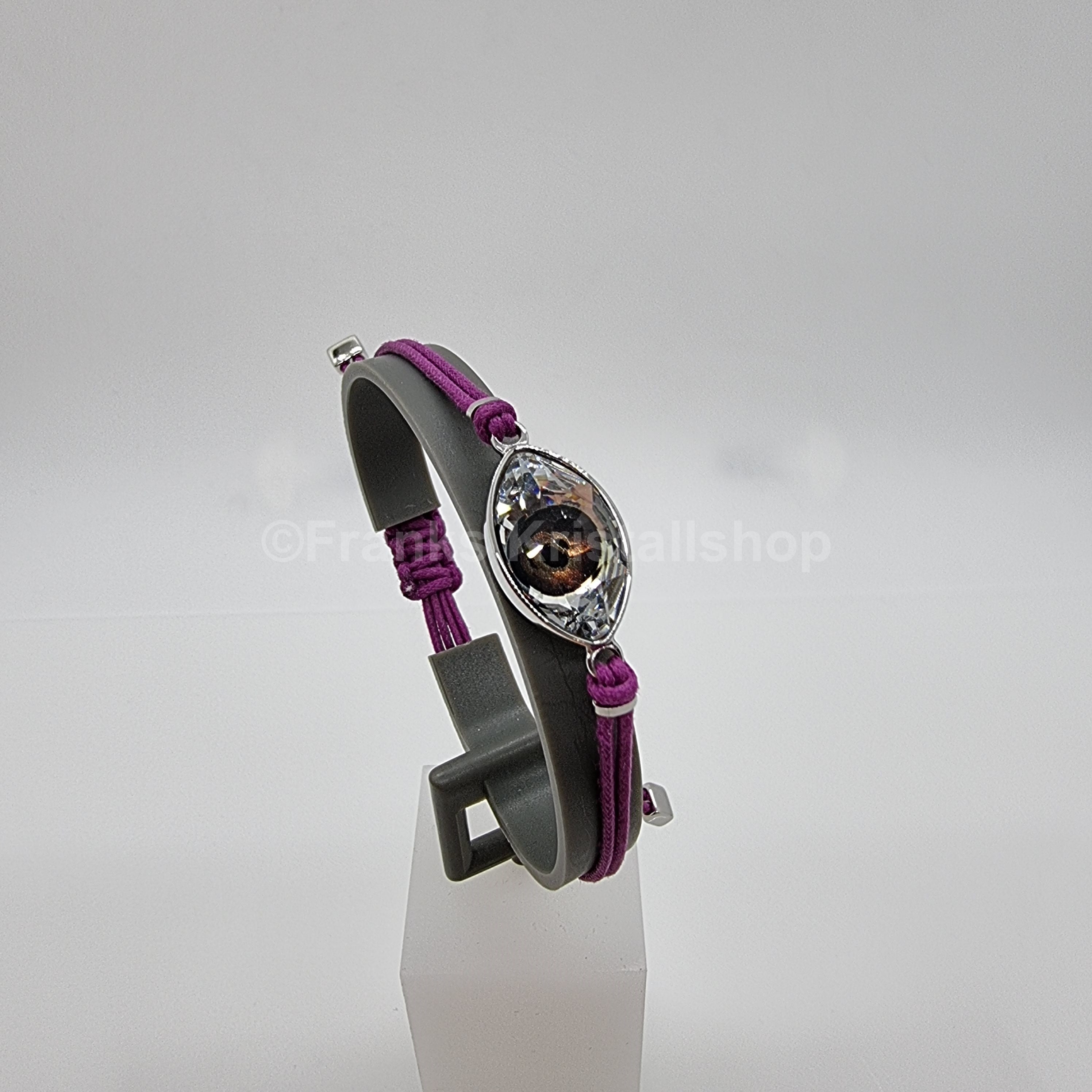 SWAROVSKI Power Evil Eye Armband Auge Lila Größe M 5508534