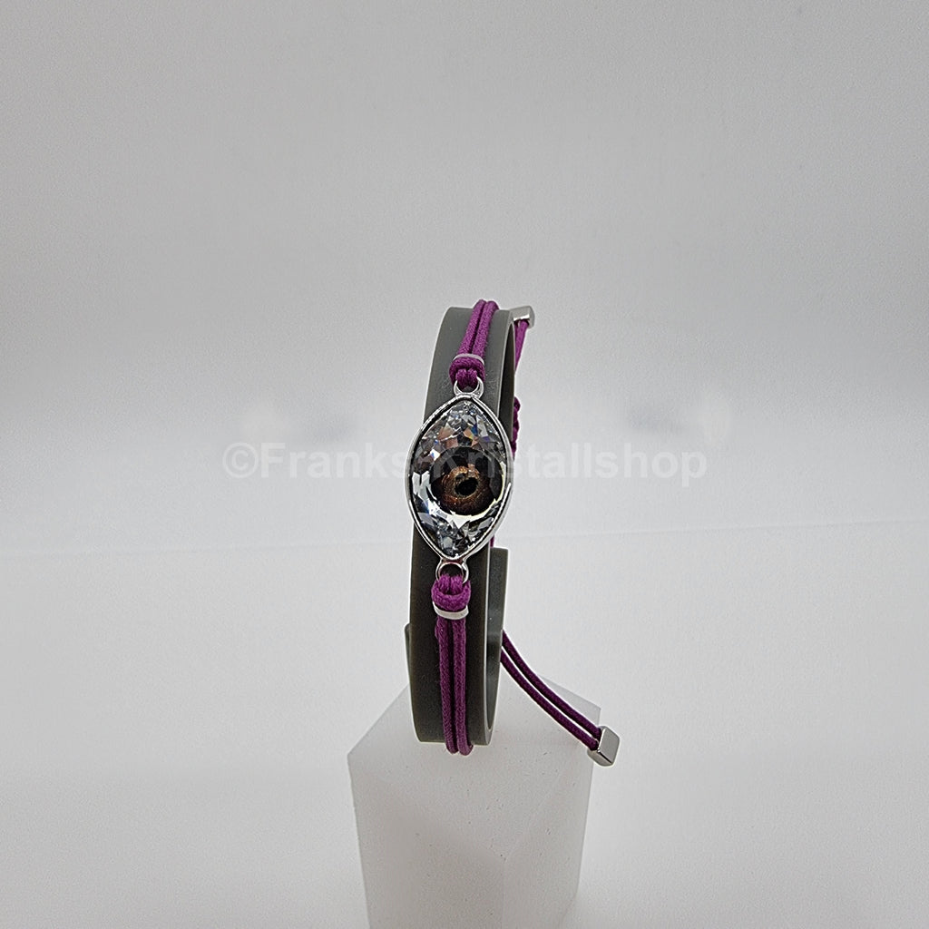 SWAROVSKI Power Evil Eye Armband Auge Lila Größe M 5508534