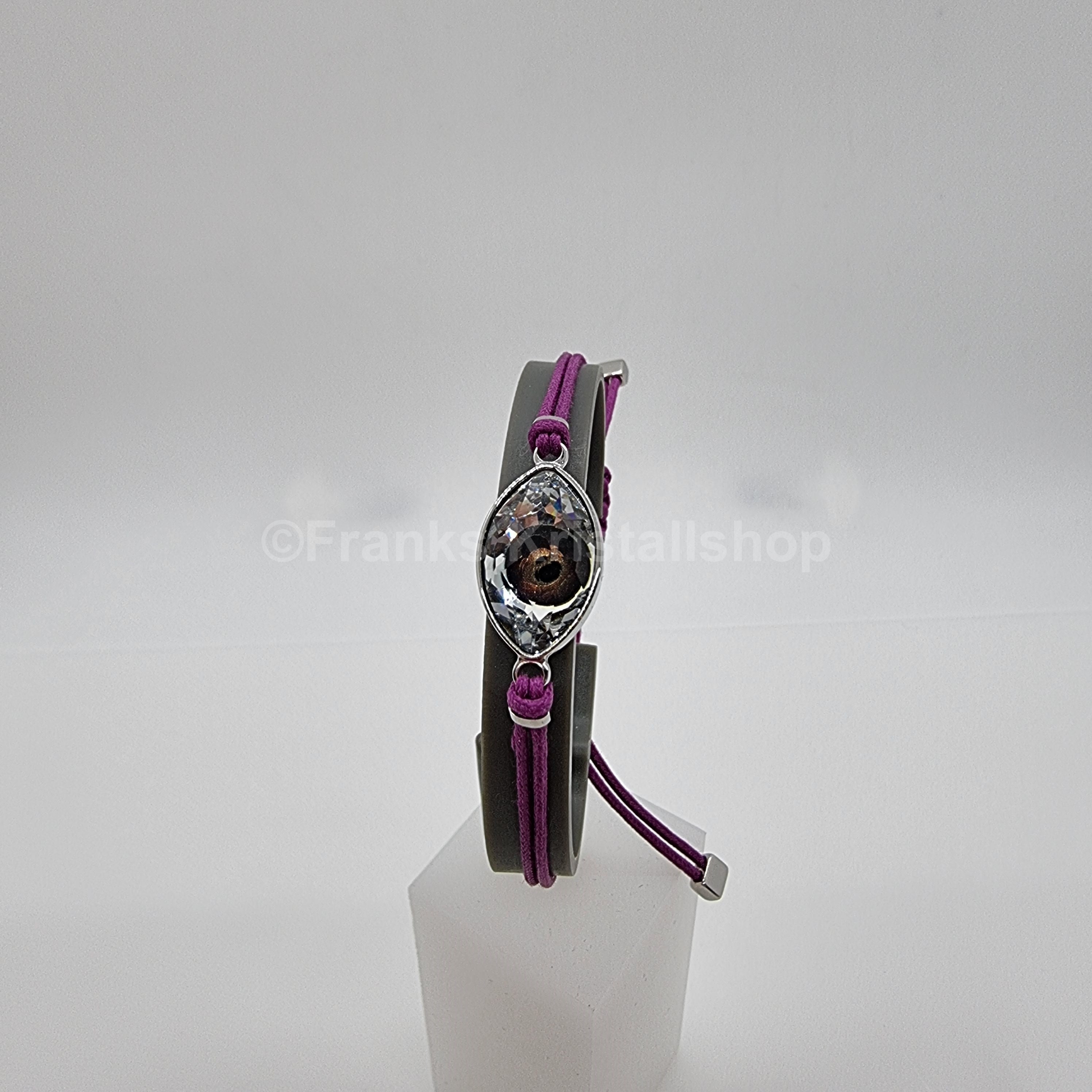 SWAROVSKI Power Evil Eye Armband Auge Lila Größe M 5508534