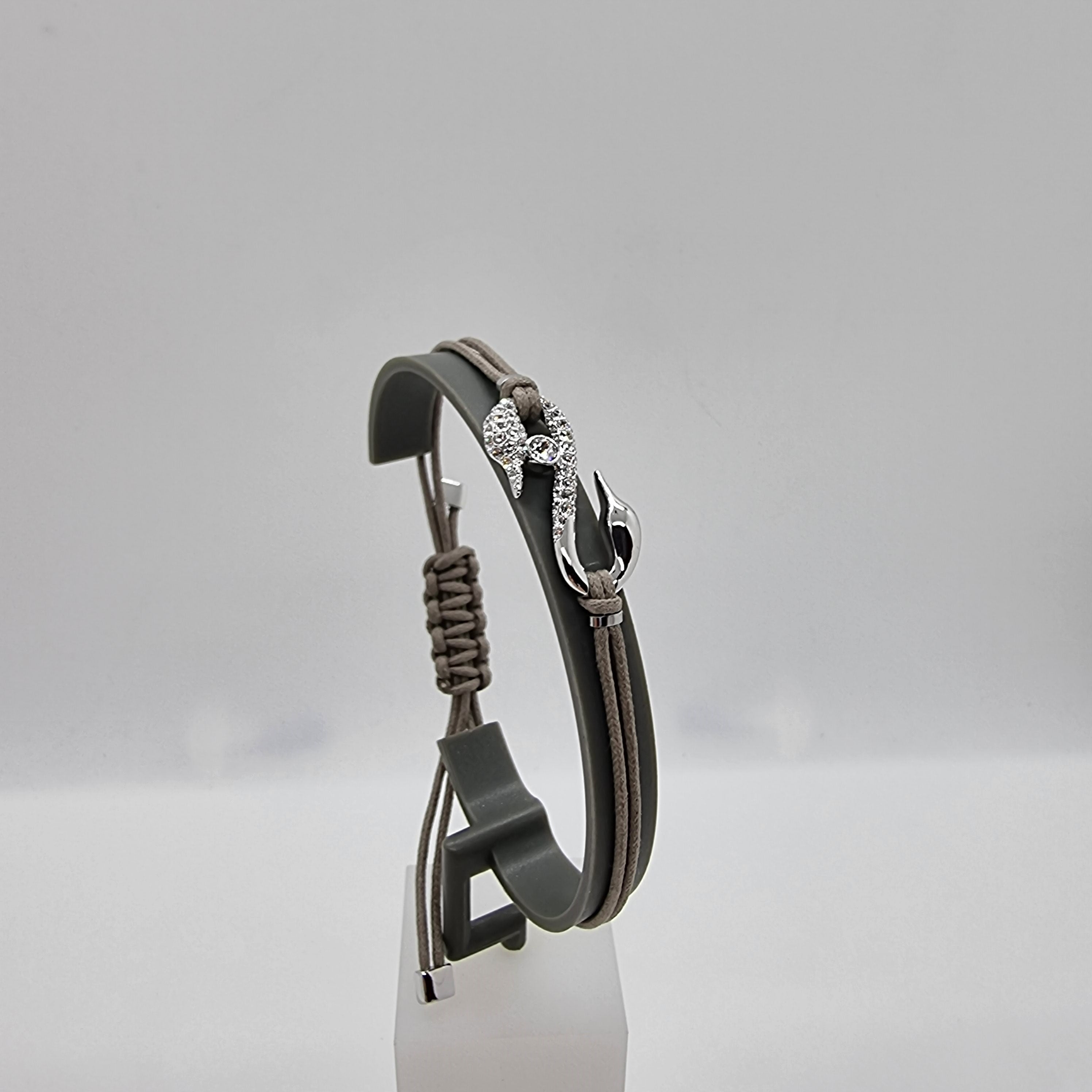 SWAROVSKI Power S-Hook Armband Grau Größe S 5551809