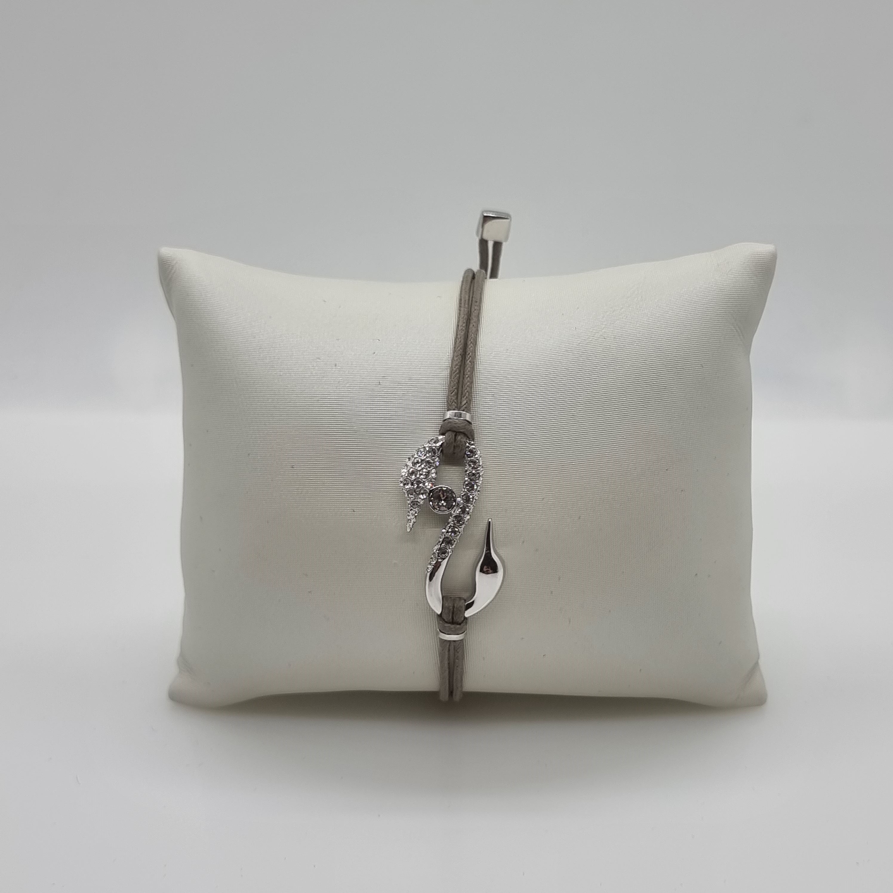 SWAROVSKI Power S-Hook Armband Grau Größe S 5551809