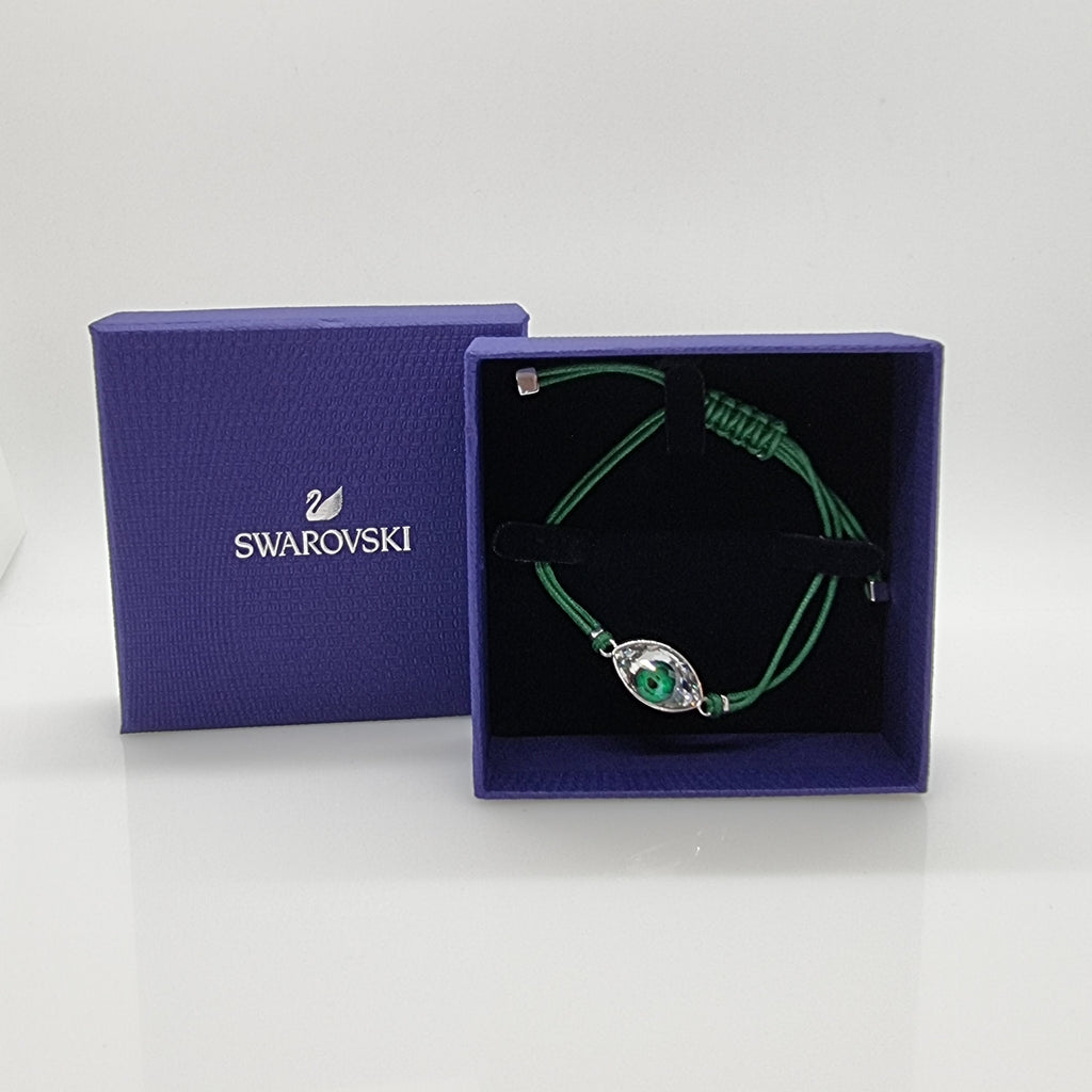 SWAROVSKI Power Evil Eye Armband Auge Grün Größe M 5508535