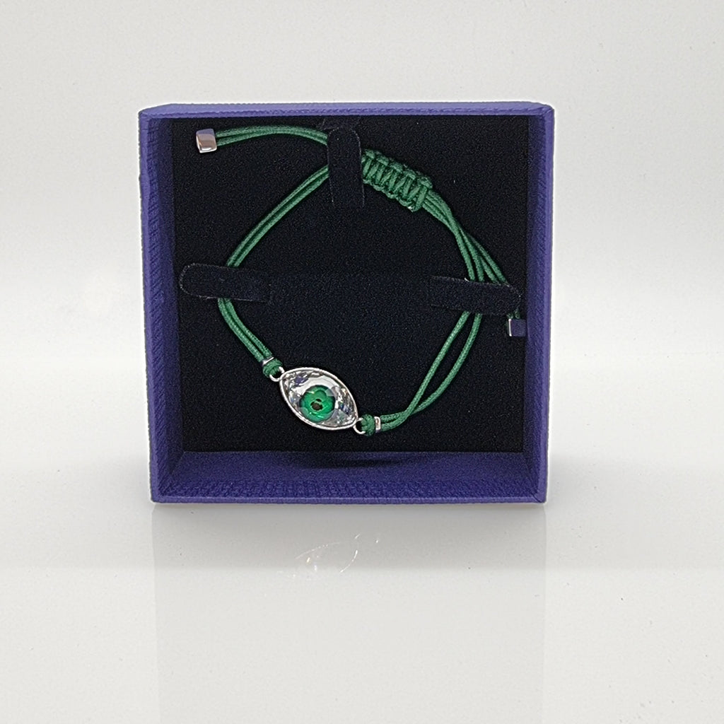 SWAROVSKI Power Evil Eye Armband Auge Grün Größe M 5508535