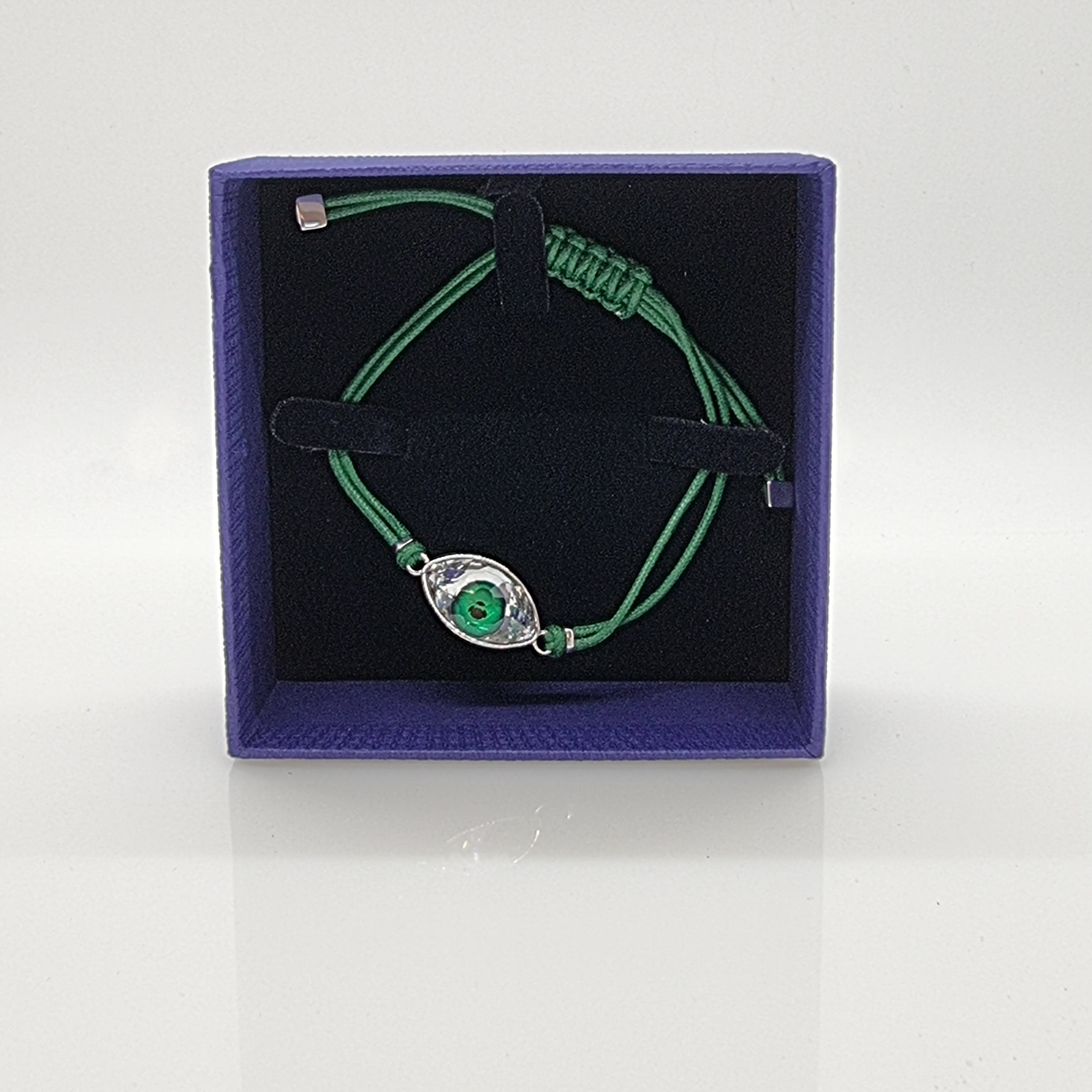 SWAROVSKI Power Evil Eye Armband Auge Grün Größe M 5508535