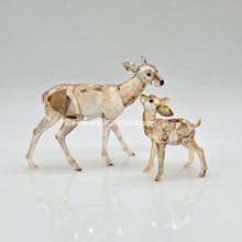 Lade das Bild in den Galerie-Viewer, SWAROVSKI Reh und Kitz Golden Shadow 1142843 oU
