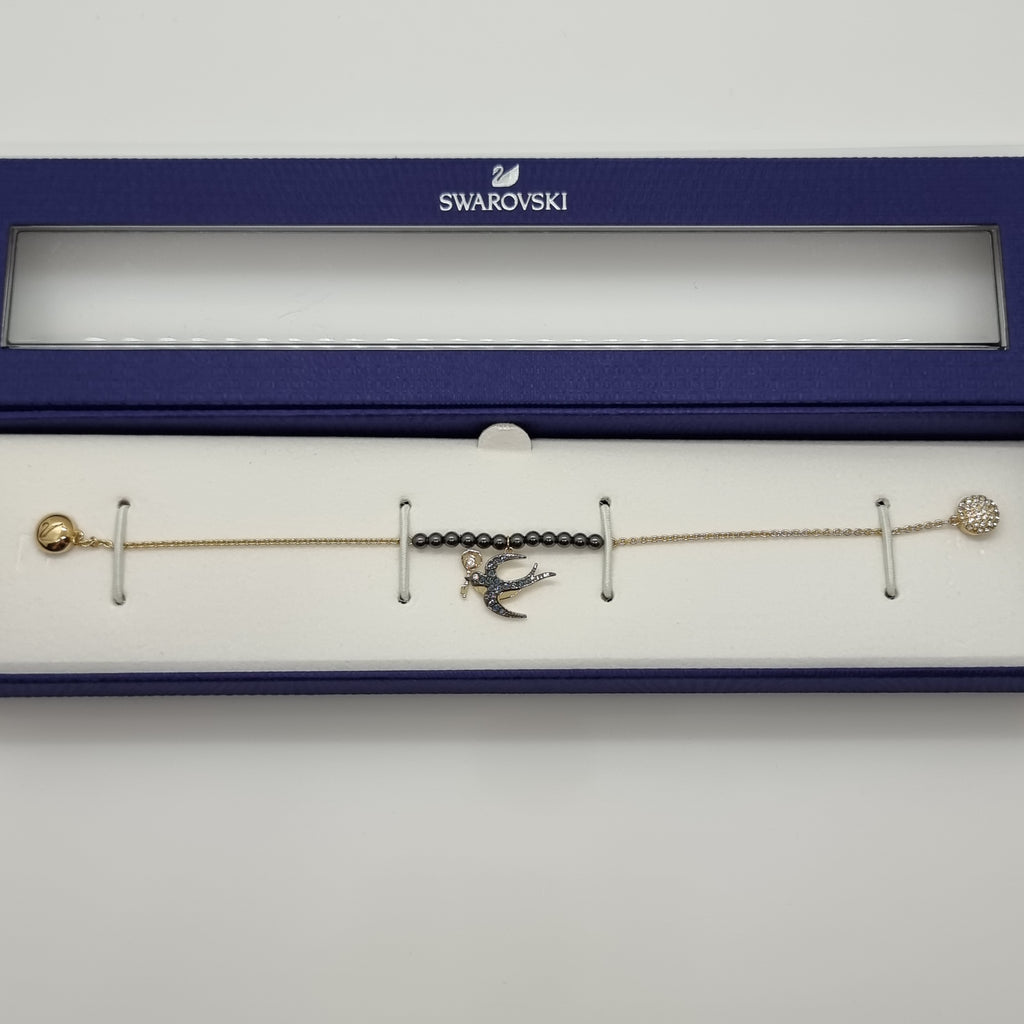 Swarovski Remix Armband Tarot 1 Gr. M Schwalbe Vergoldet 5515998