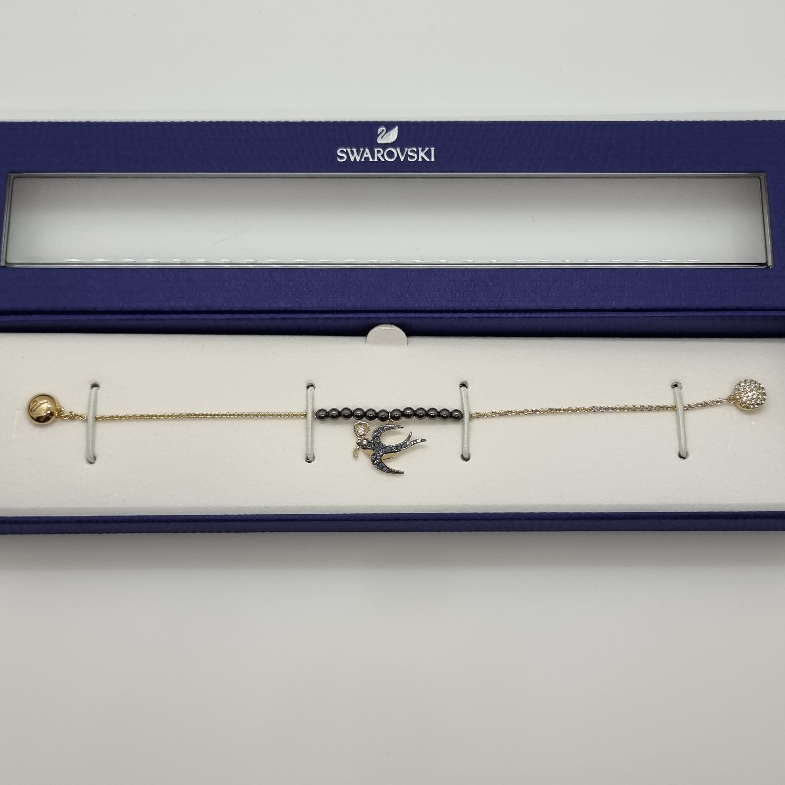 Swarovski Remix Armband Tarot 1 Gr. M Schwalbe Vergoldet 5515998
