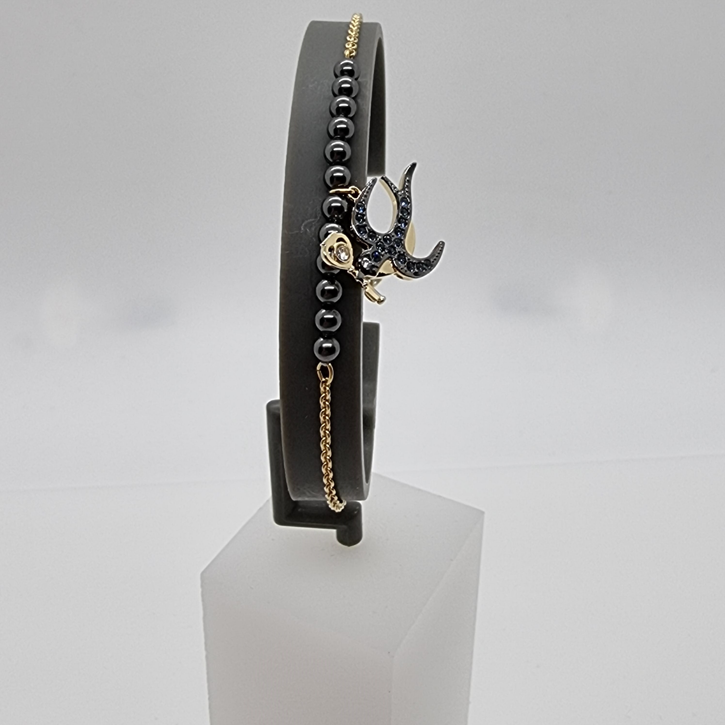 Swarovski Remix Armband Tarot 1 Gr. L Schwalbe Vergoldet 5511097