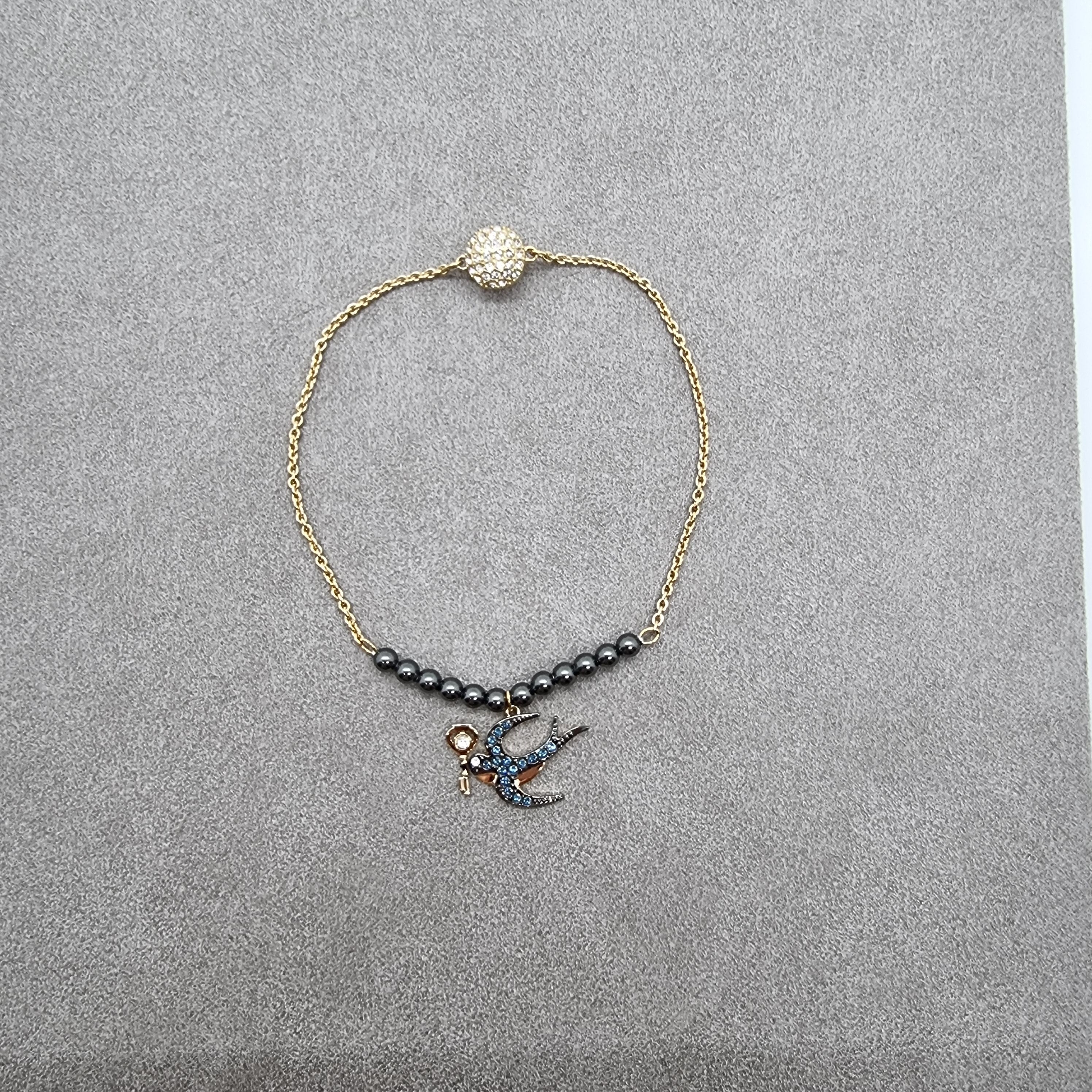 Swarovski Remix Armband Tarot 1 Gr. M Schwalbe Vergoldet 5494381