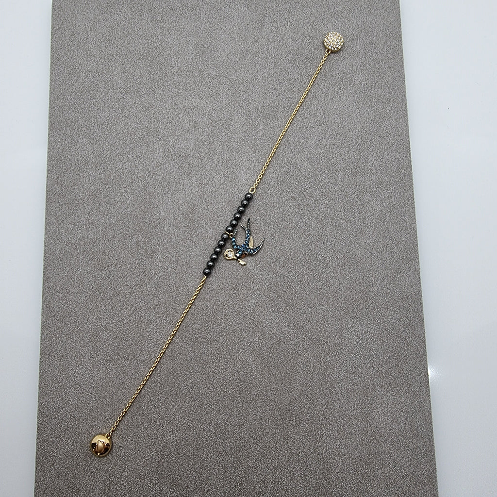 Swarovski Remix Armband Tarot 1 Gr. L Schwalbe Vergoldet 5511097