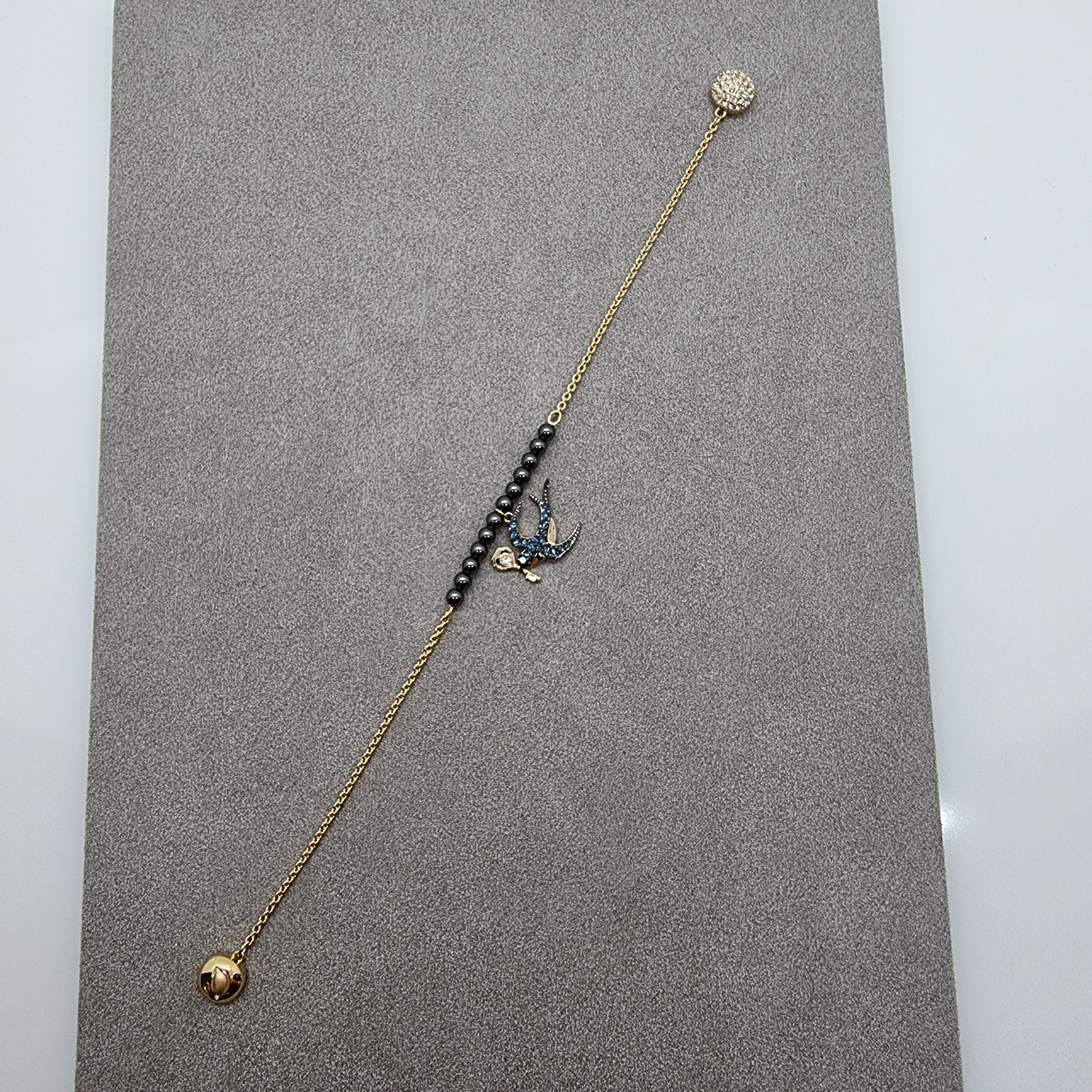 Swarovski Remix Armband Tarot 1 Gr. L Schwalbe Vergoldet 5511097