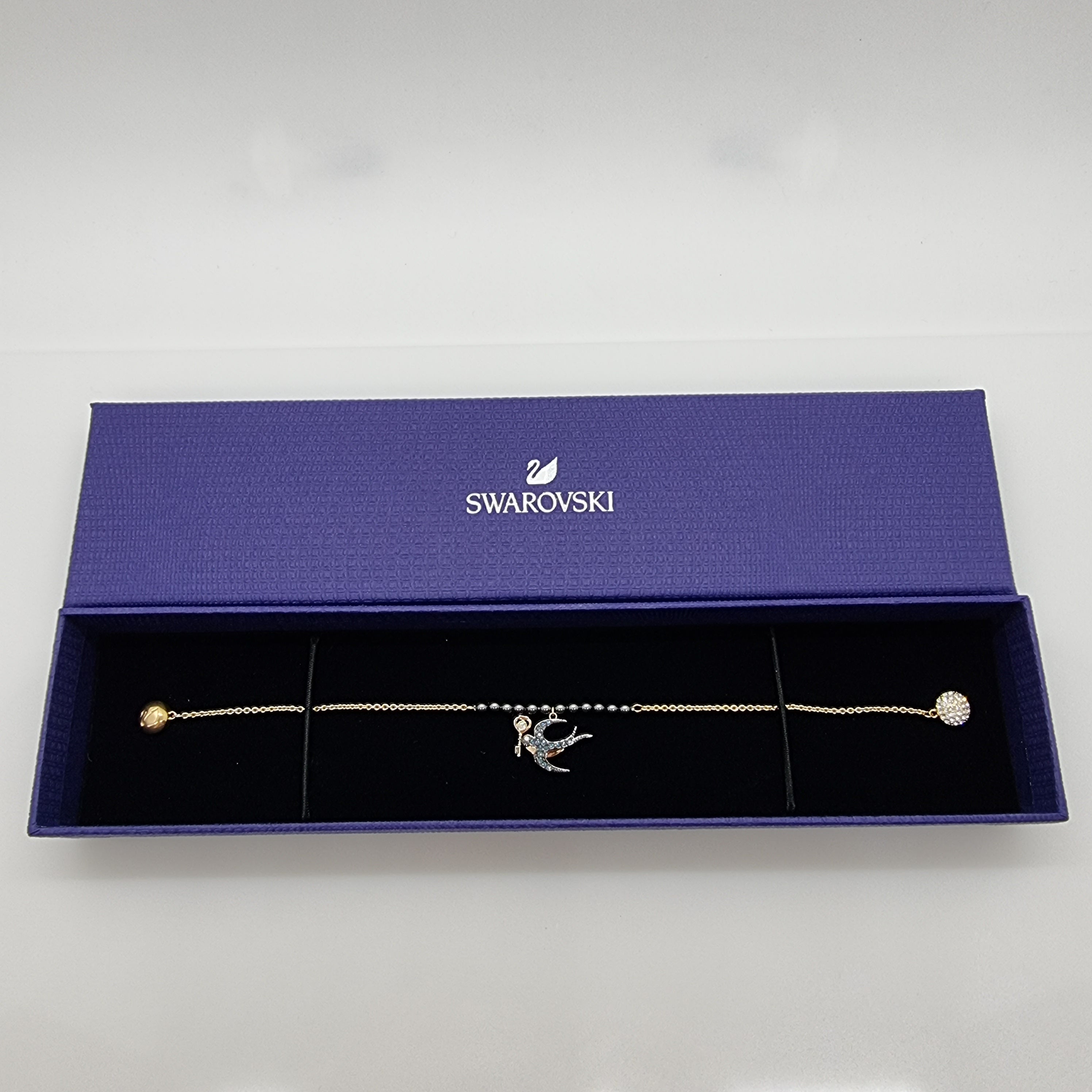 Swarovski Remix Armband Tarot 1 Gr. M Schwalbe Vergoldet 5494381