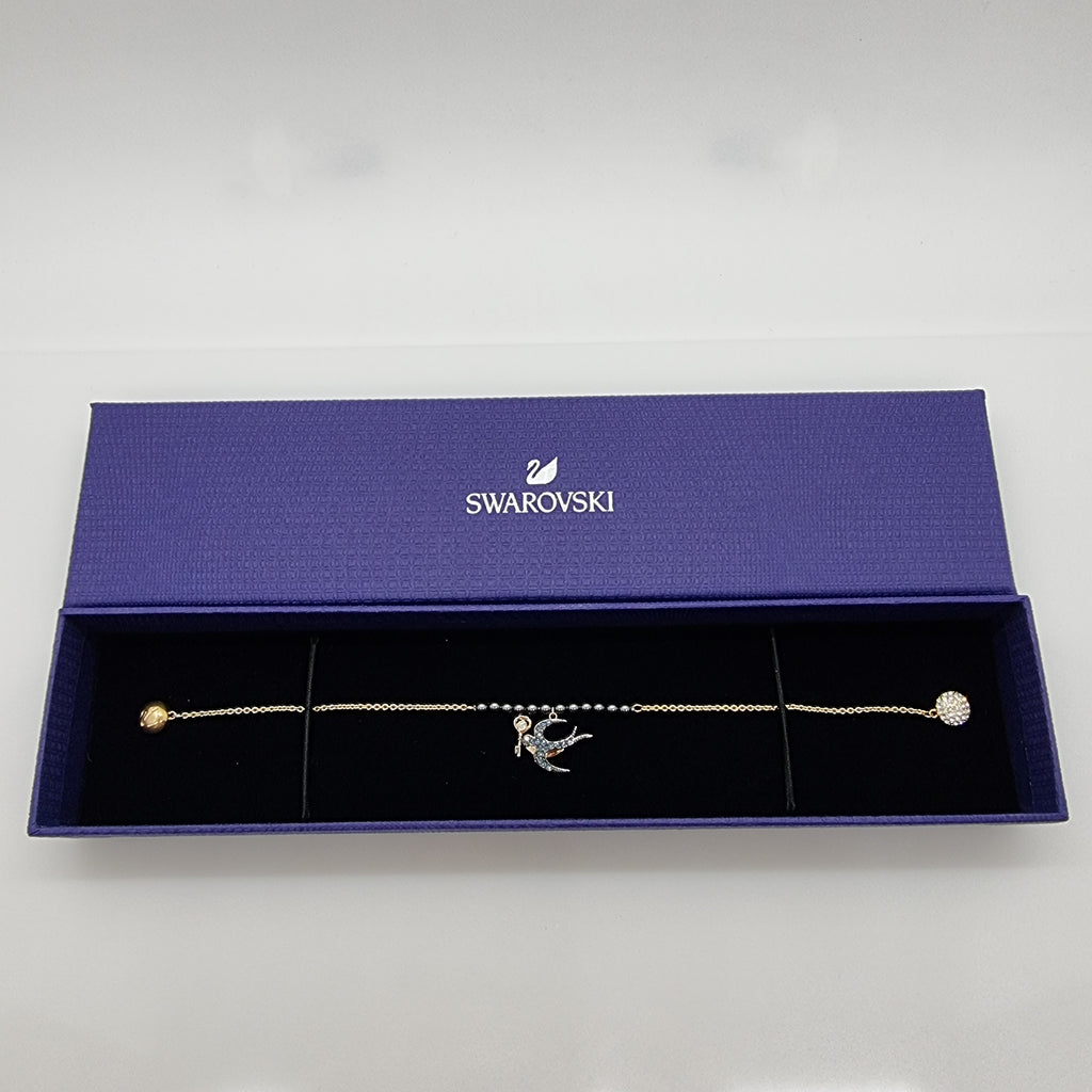 Swarovski Remix Armband Tarot 1 Gr. L Schwalbe Vergoldet 5511097
