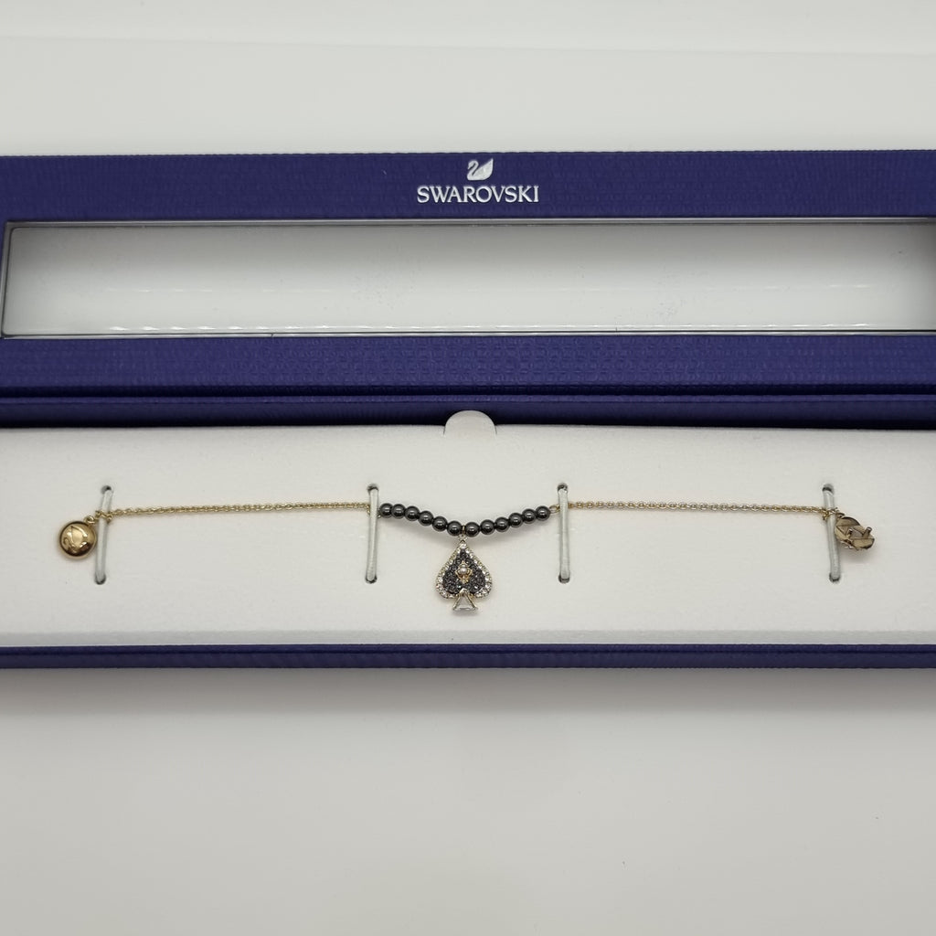 Swarovski Remix Armband Tarot 2 Gr. M Pik Dark Multi Vergoldet 5515997