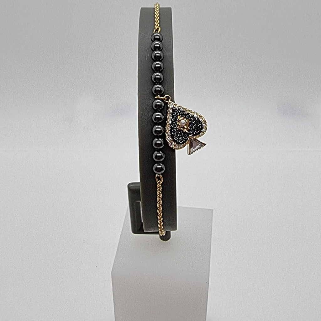 Swarovski Remix Armband Tarot 2 Gr. L Pik Dark Multi Vergoldet 5511104
