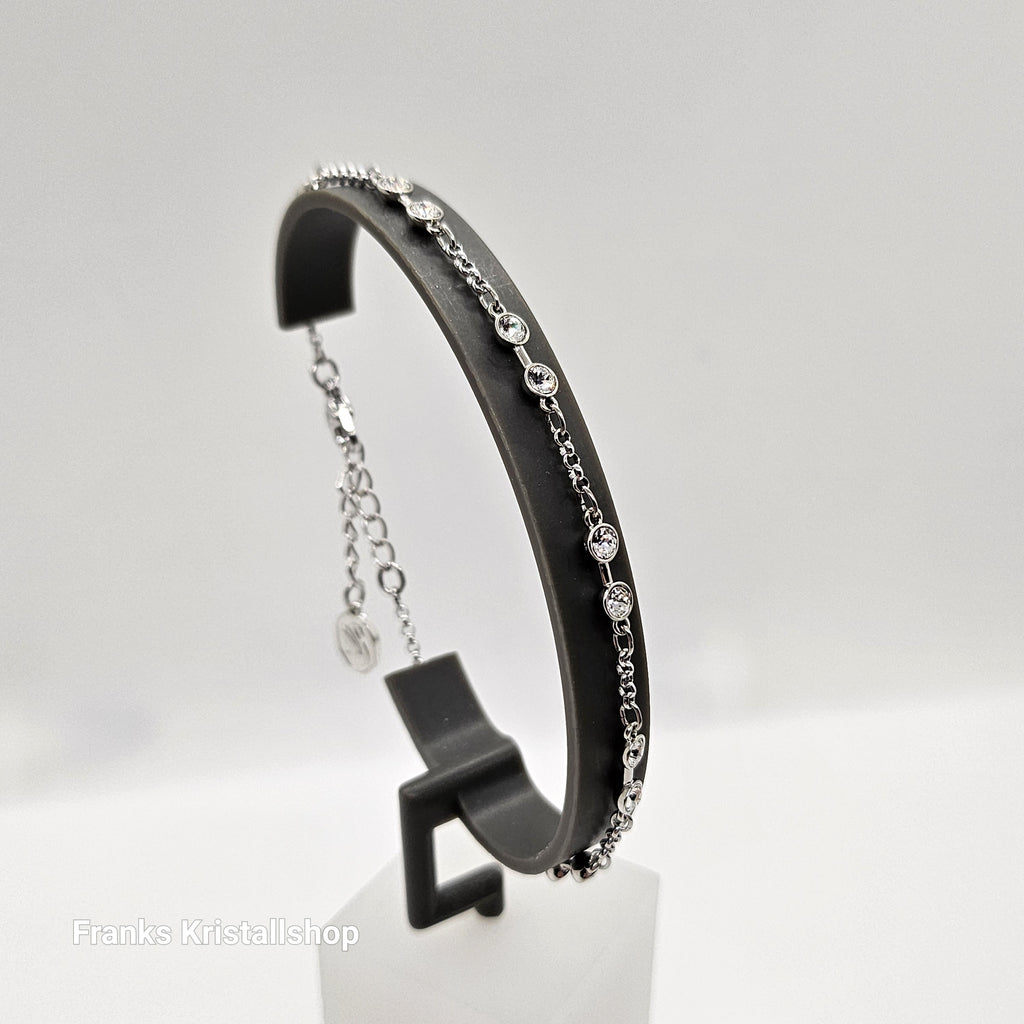 SWAROVSKI Remix Basis Armband Größe M Rhodiniert 5663545
