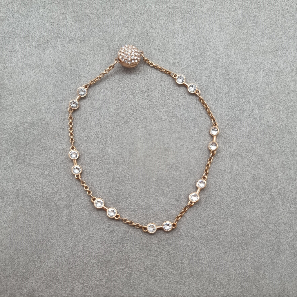 SWAROVSKI Remix Basis Armband Größe L Rosévergoldet 5451032