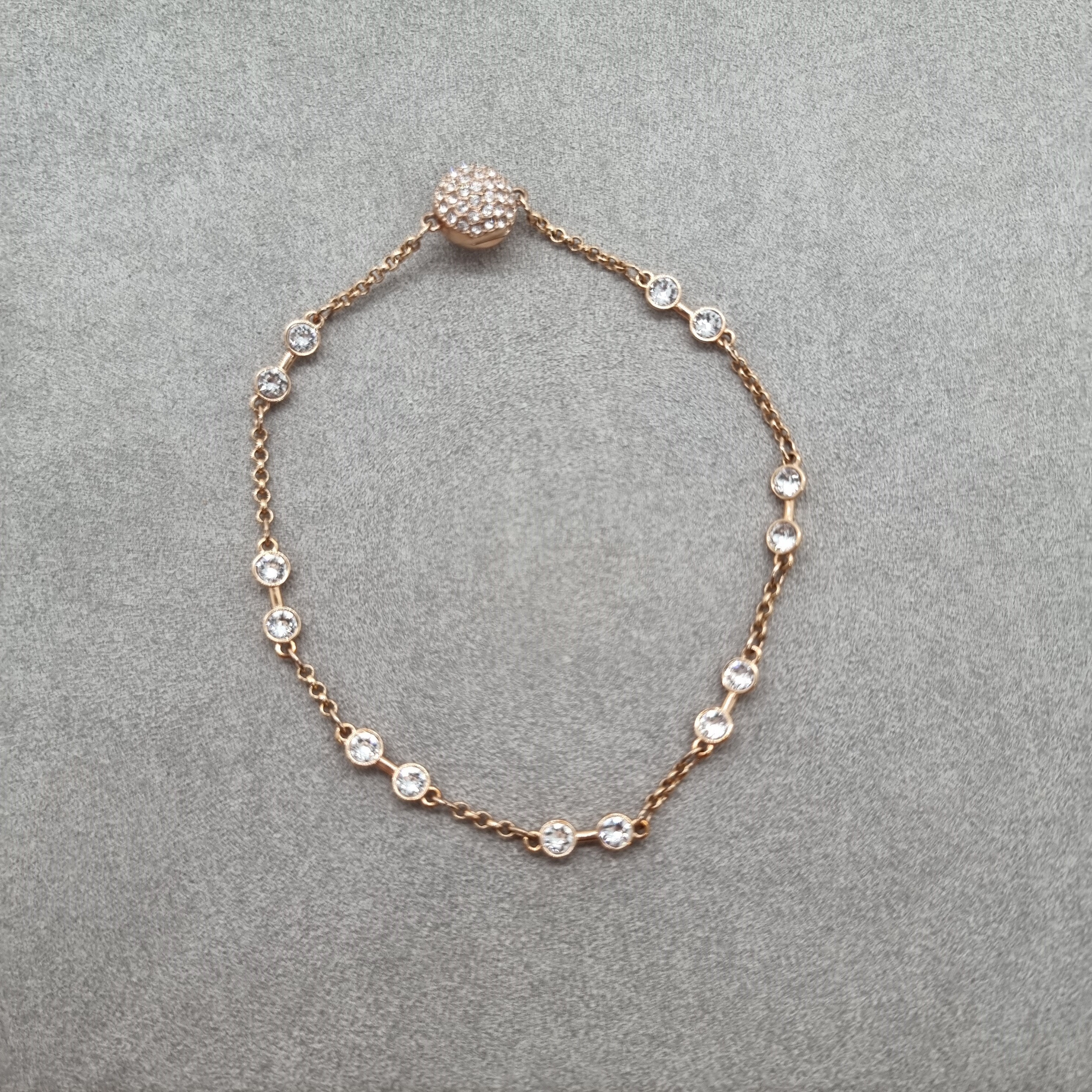 SWAROVSKI Remix Basis Armband Größe L Rosévergoldet 5451032