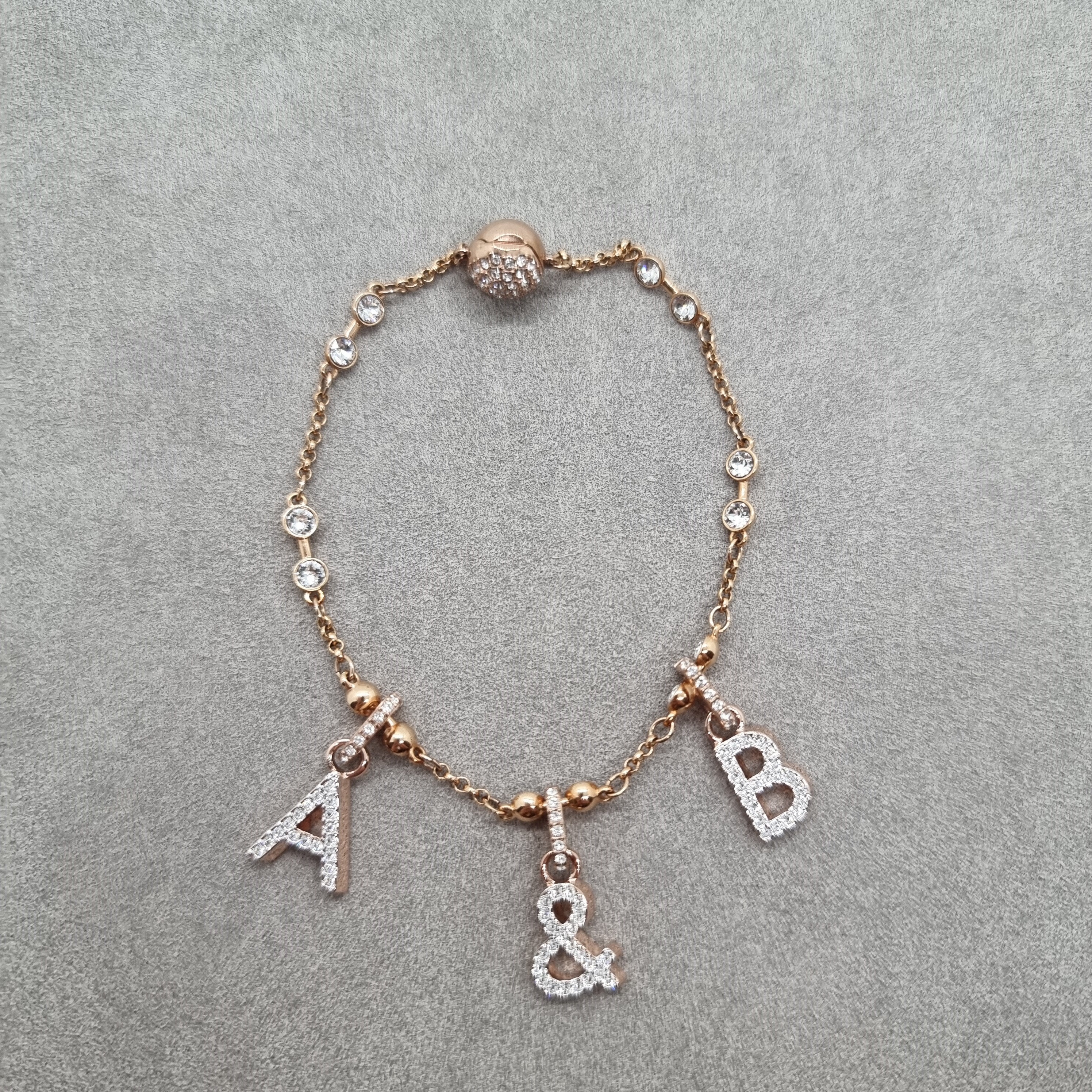 SWAROVSKI Remix Basis Armband Größe L Rosévergoldet 5451032
