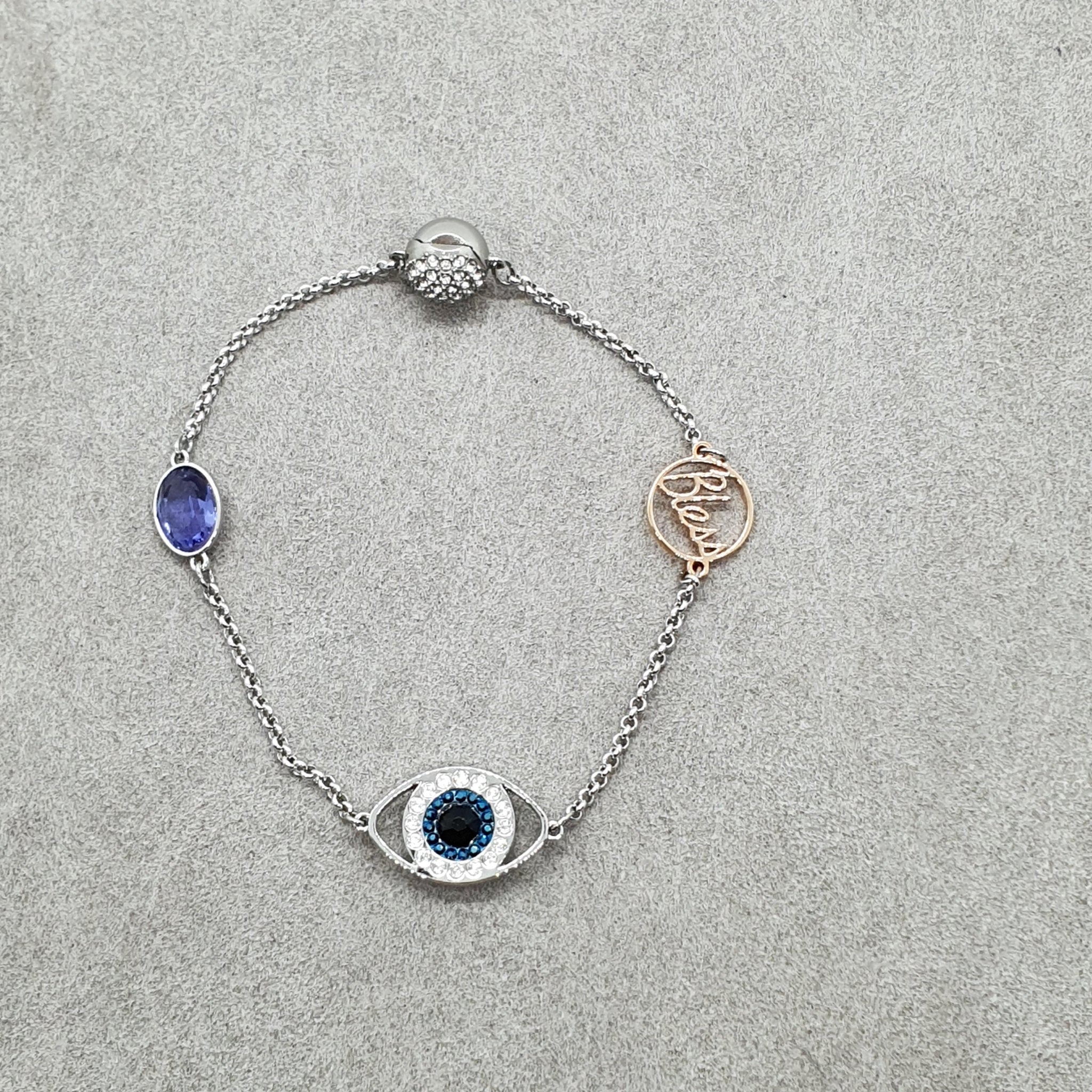 SWAROVSKI Remix Evil Eye Armband Auge Gr. L 5421438 Franks Kristall Shop